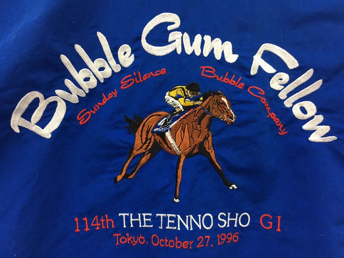 Japanese Brand × Sports Specialties × Vintage Vintage Bubble Gum Fellow Riding Horse Bomber Jacket Size US M / EU 48-50 / 2 - 5 Thumbnail