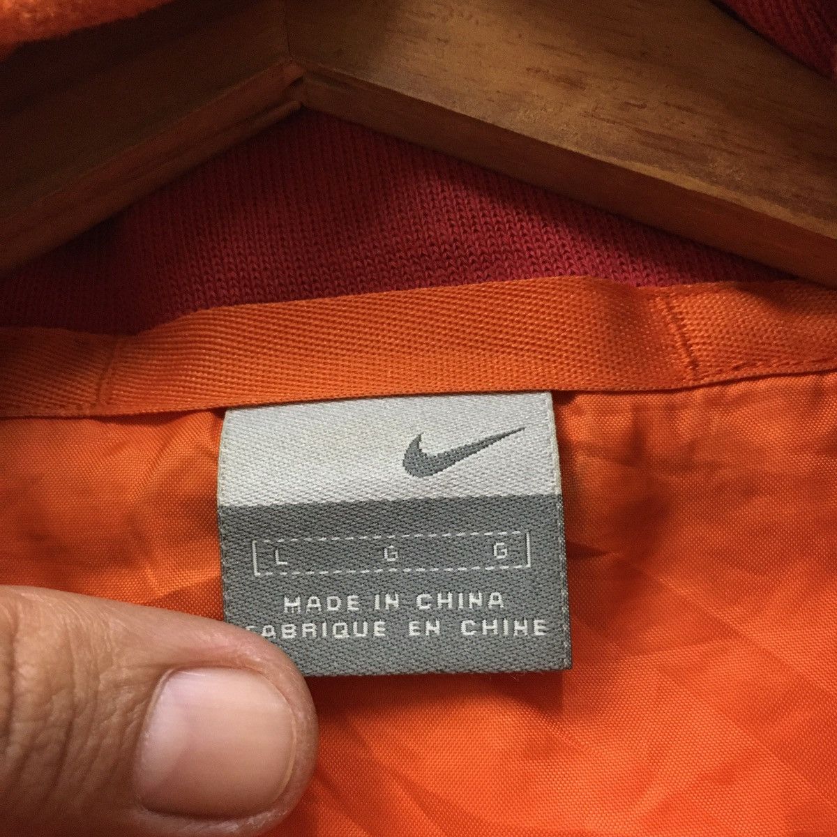Nike × Vintage Vintage Nike Small Logo Hoodie Jacket Size US L / EU 52-54 / 3 - 7 Thumbnail