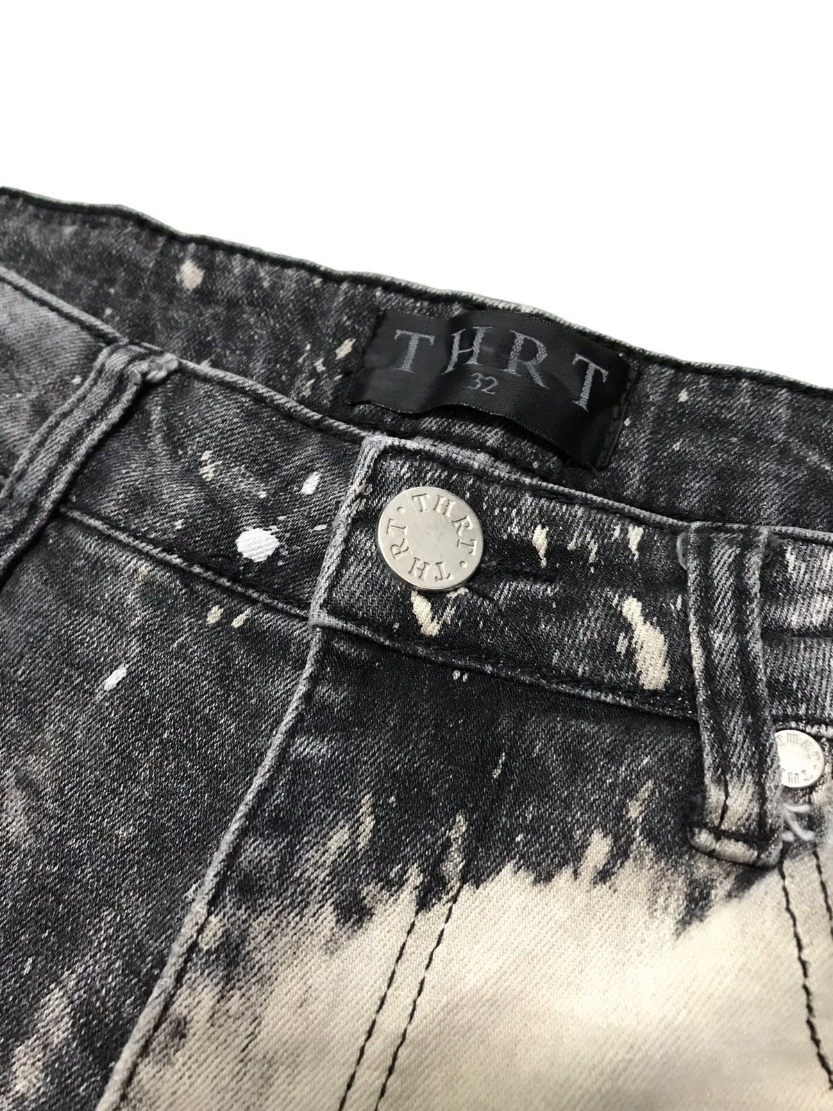 Hysteric Glamour × Japanese Brand 🔥🔥THRT Skull Fullprint Distressed Punk Style Jeans Very Rare Size US 30 / EU 46 - 7 Thumbnail