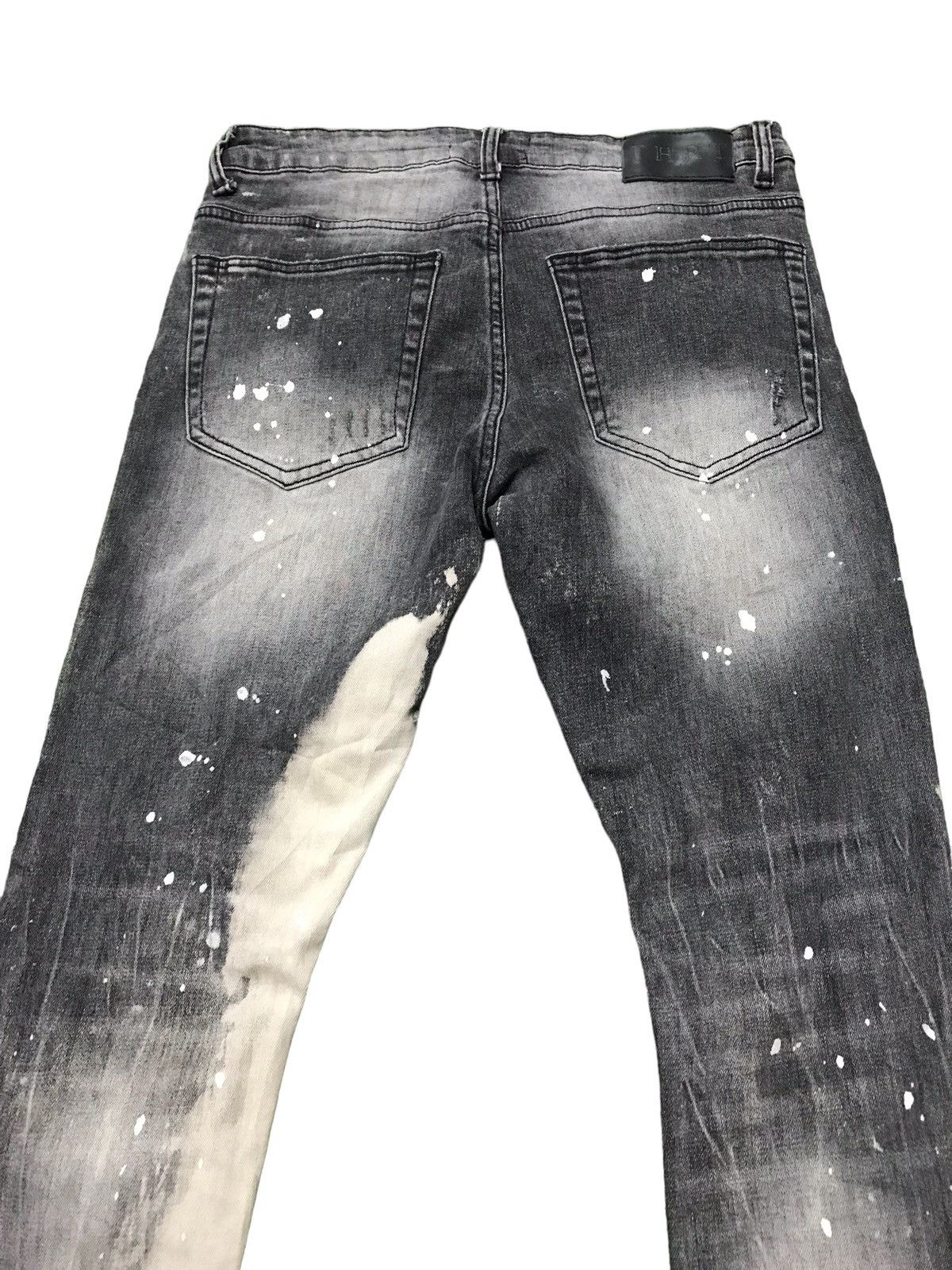 Hysteric Glamour × Japanese Brand 🔥🔥THRT Skull Fullprint Distressed Punk Style Jeans Very Rare Size US 30 / EU 46 - 12 Thumbnail