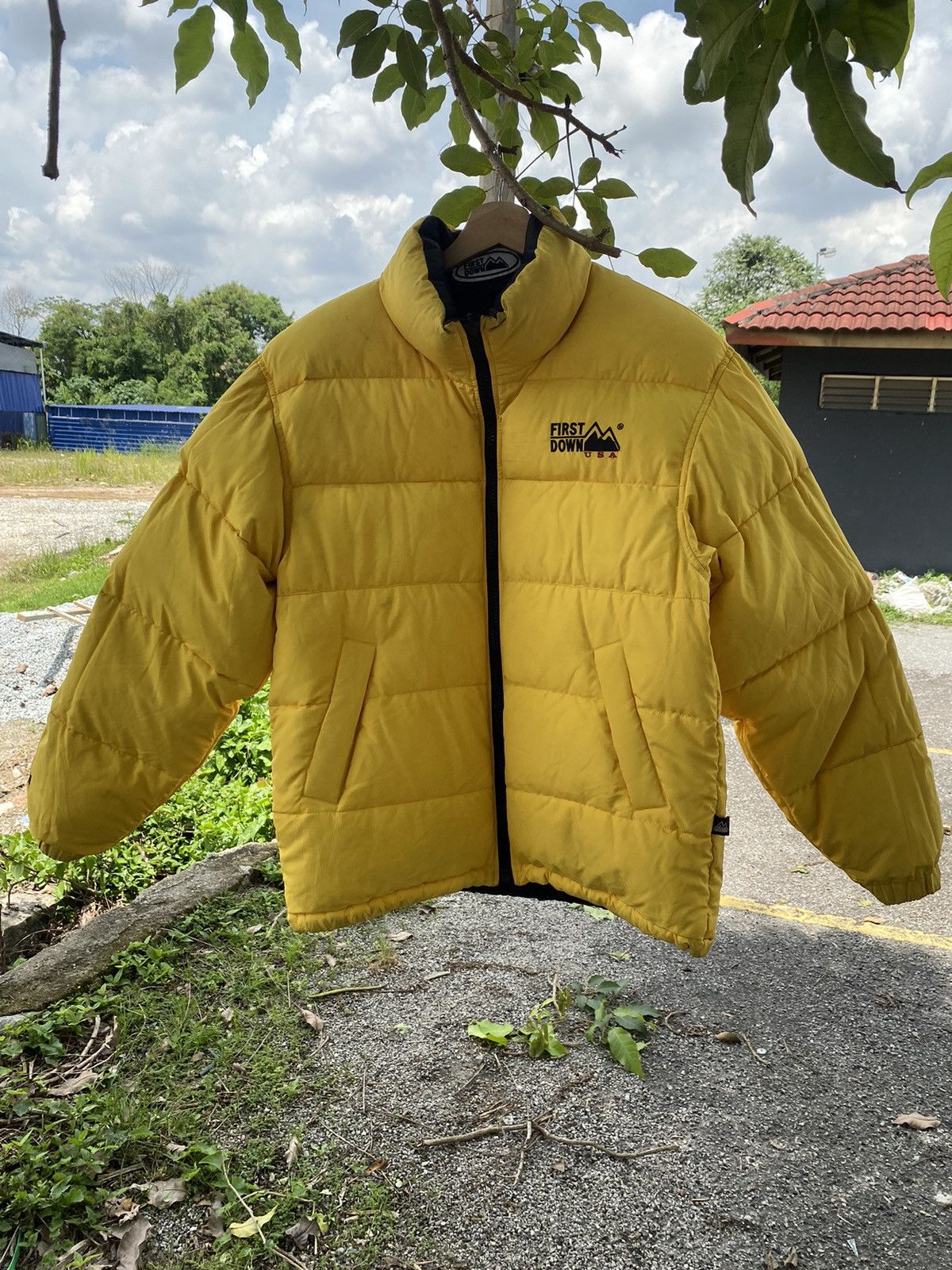 First MFG Co. × Vintage Puffer Jacket Vintage First Down USA Reversible Size US M / EU 48-50 / 2 - 5 Thumbnail