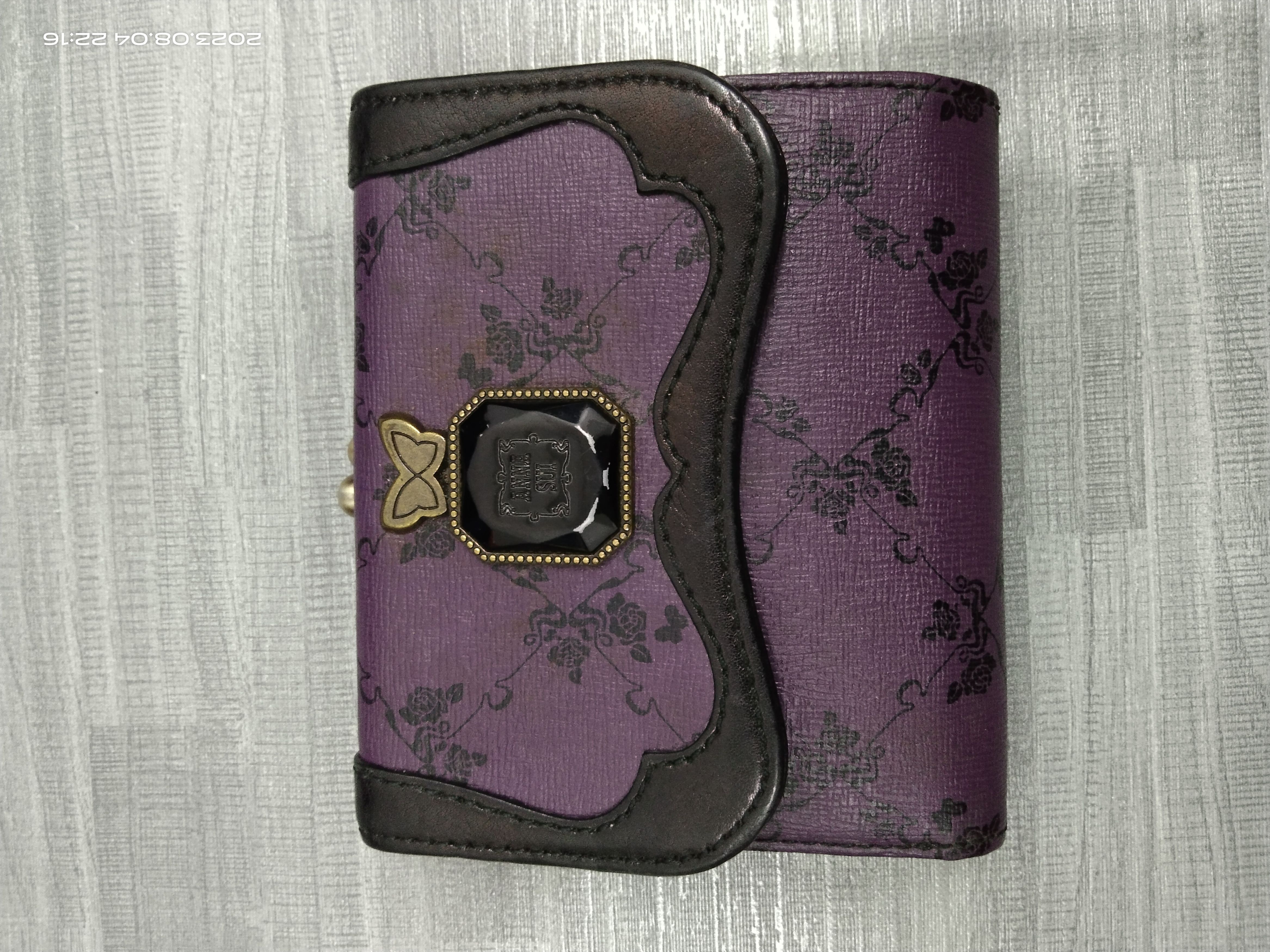 Anna Sui ANNA SUI FLOWER MOTIF WALLET Size ONE SIZE - 1 Thumbnail