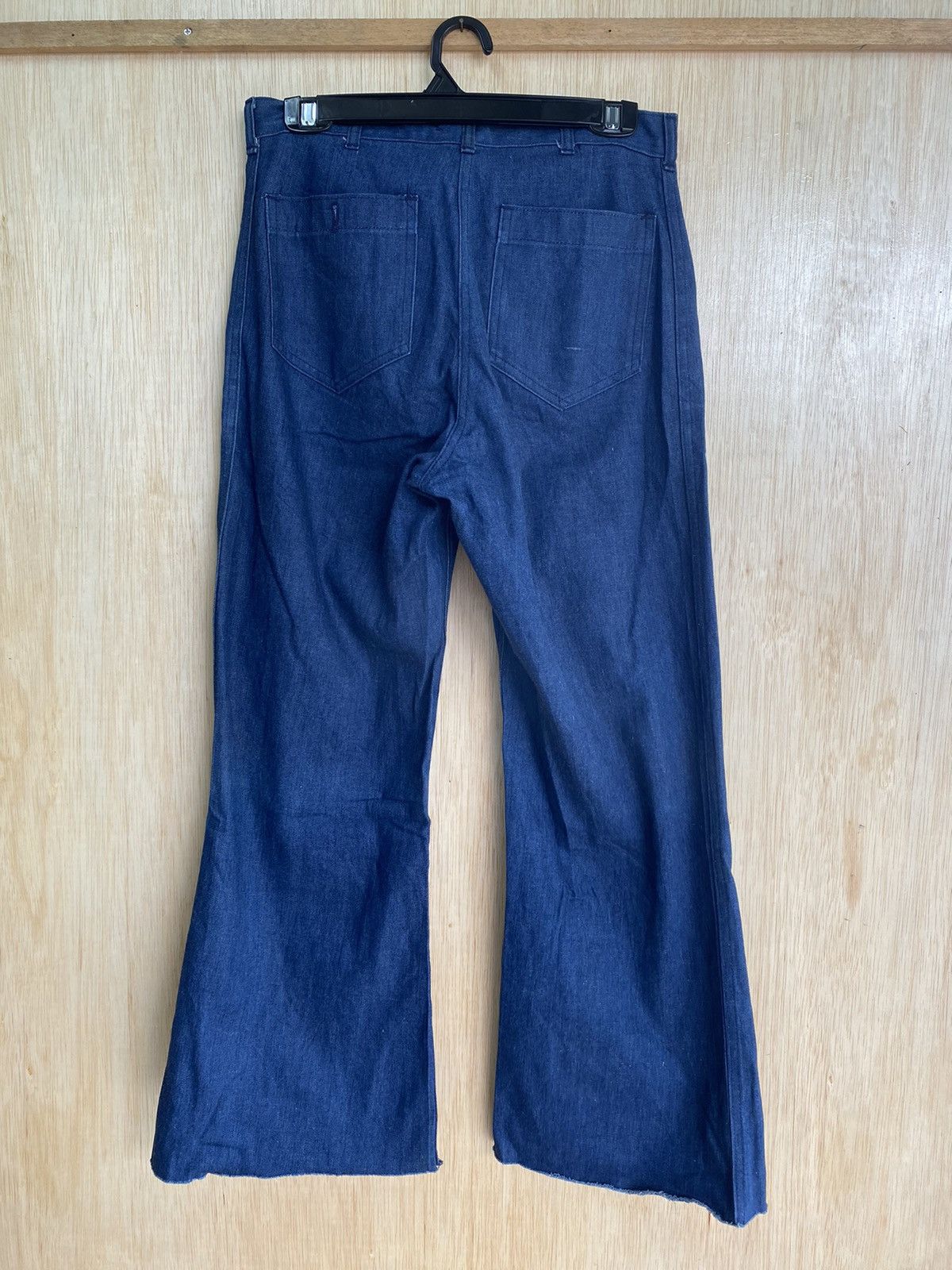 Vintage Baggy Flare Jeans Bush Pant Bell Bottom Vintage Utility Army Size US 30 / EU 46 - 4 Thumbnail