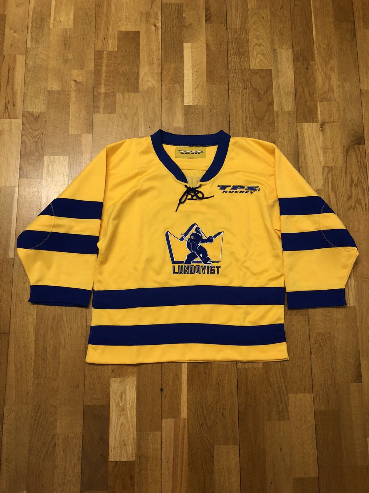 HENRIK LUNDQVIST Team Sweden Nike Olympic Throwback Hockey Jersey