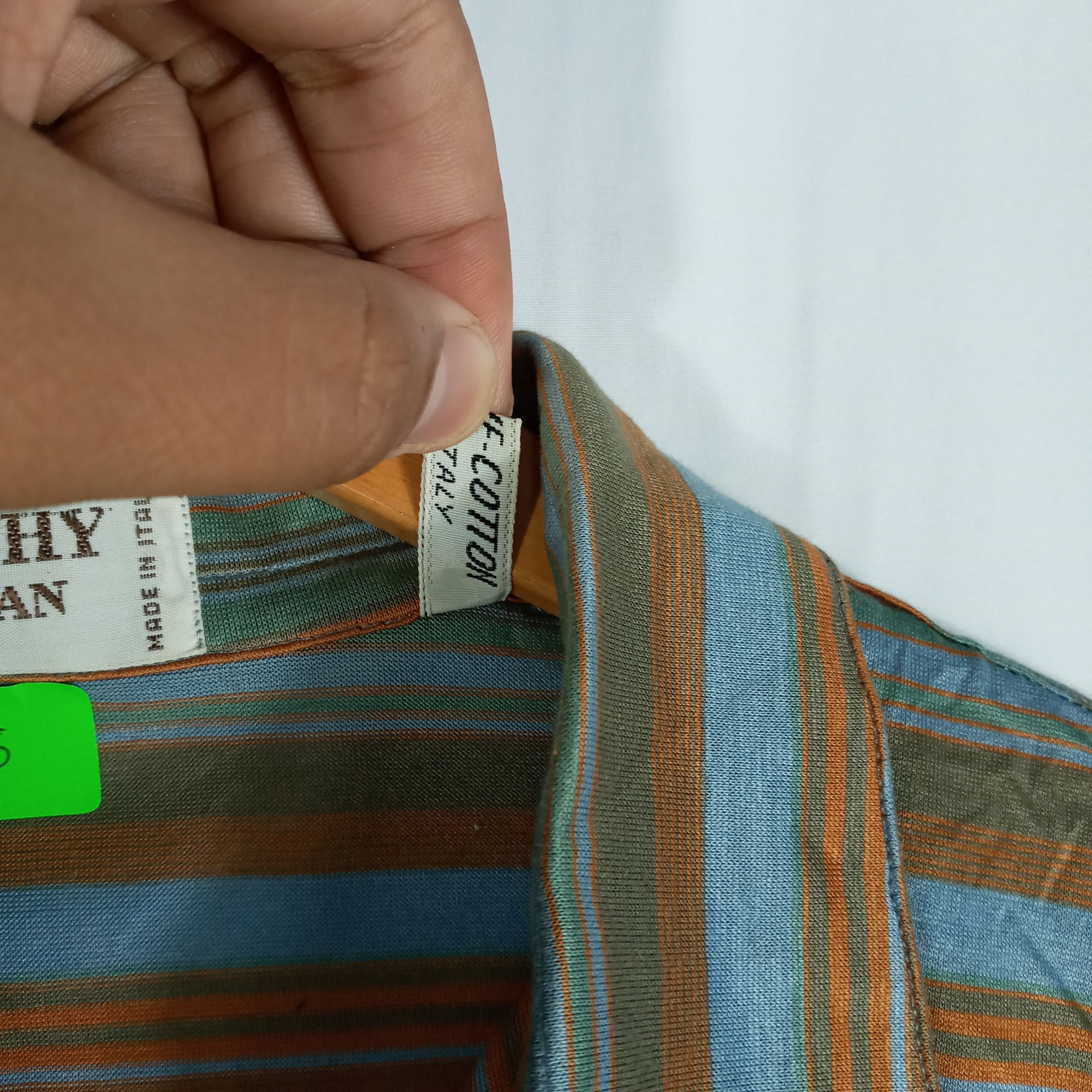 Givenchy Vintage Givenchy Colourful Stripes Classic Polo Shirt Size US S / EU 44-46 / 1 - 9 Thumbnail