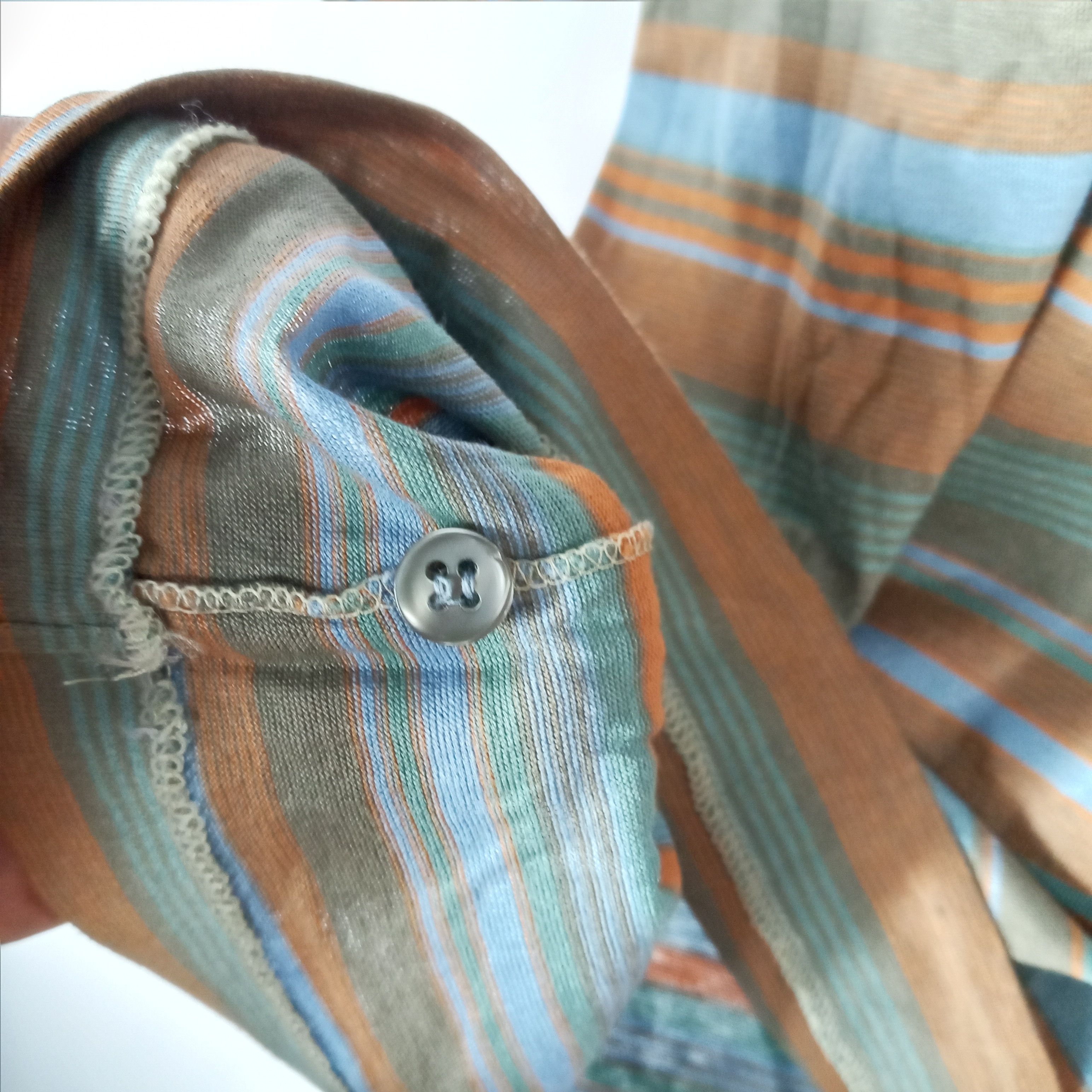 Givenchy Vintage Givenchy Colourful Stripes Classic Polo Shirt Size US S / EU 44-46 / 1 - 7 Thumbnail