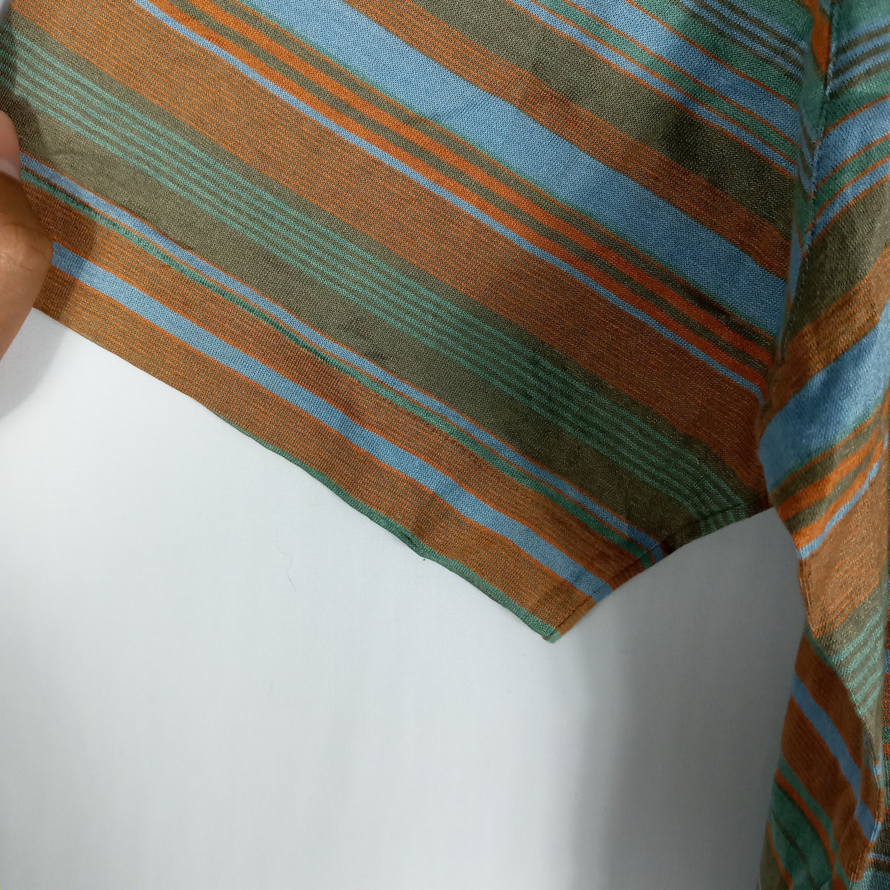 Givenchy Vintage Givenchy Colourful Stripes Classic Polo Shirt Size US S / EU 44-46 / 1 - 5 Thumbnail