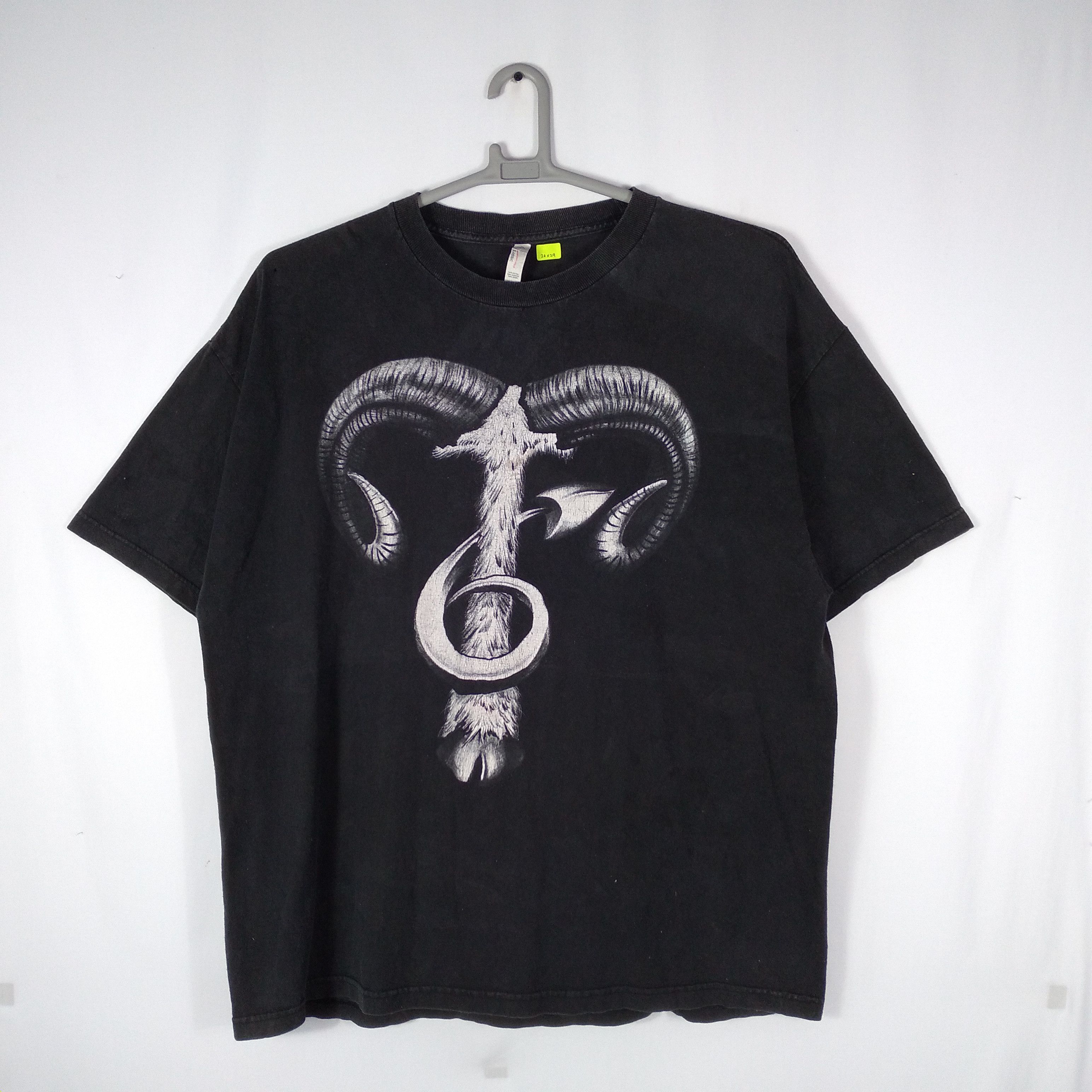 Vintage Extreme Black Death Metal Band Big Image Tee