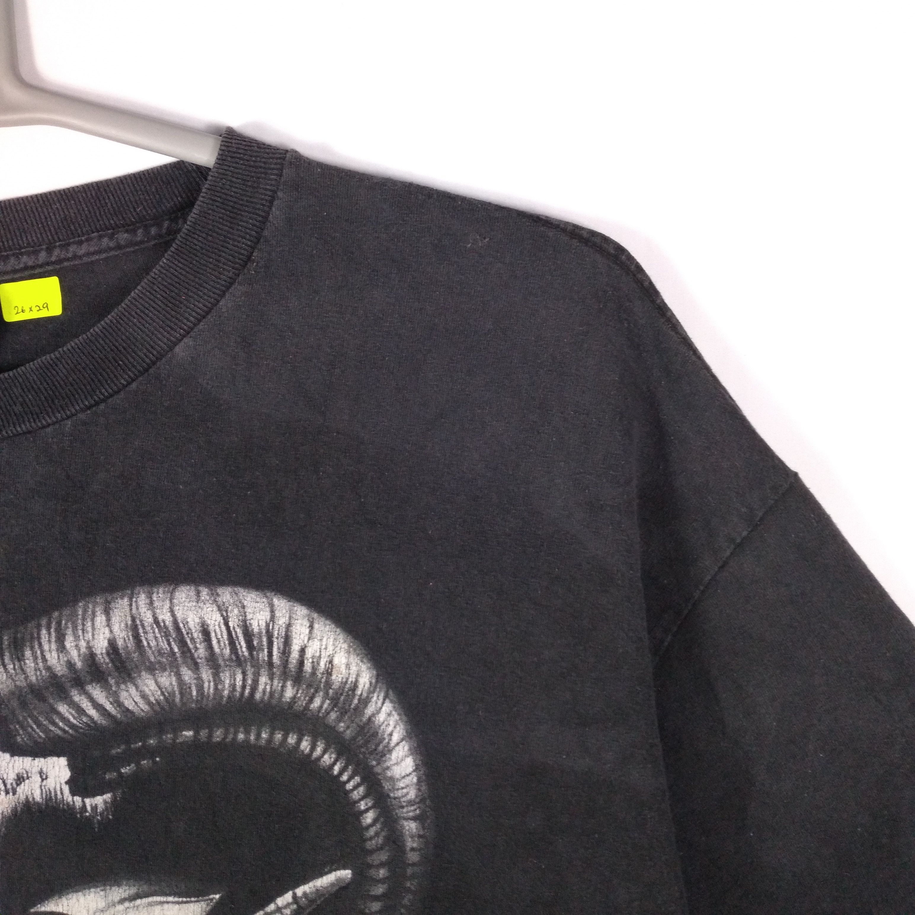 Band Tees × Vintage Vintage Extreme Black Death Metal Band Big Image Tee Size US XXL / EU 58 / 5 - 5 Thumbnail