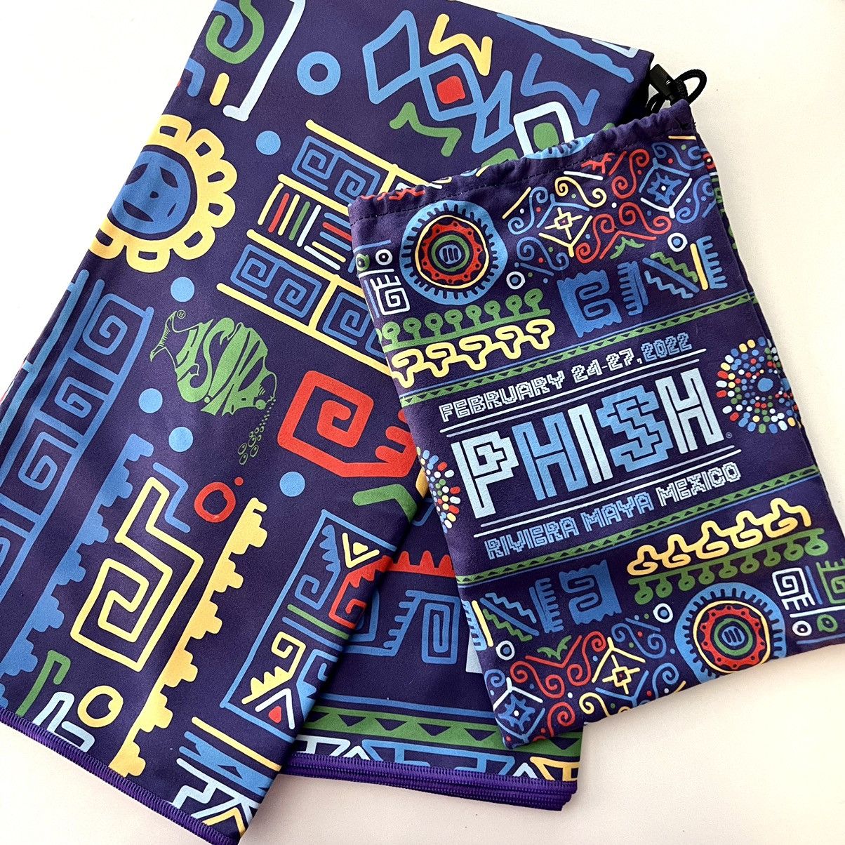 PHISH RIVIERA MAYA outlets 2022 beach Throw Blanket & bag