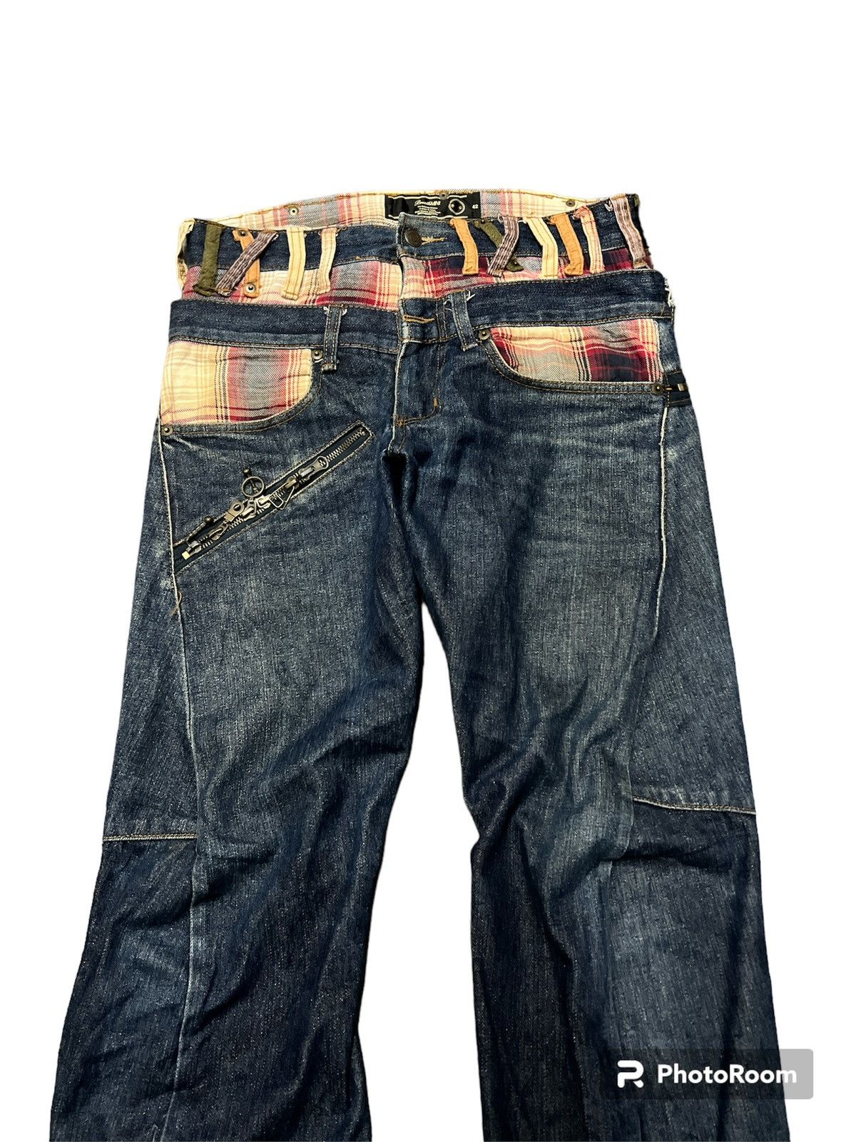 Japanese Brand DOUBLE WAIST🔥BREATHMINT TWIST DENIM PANT Size US 31 - 3 Thumbnail