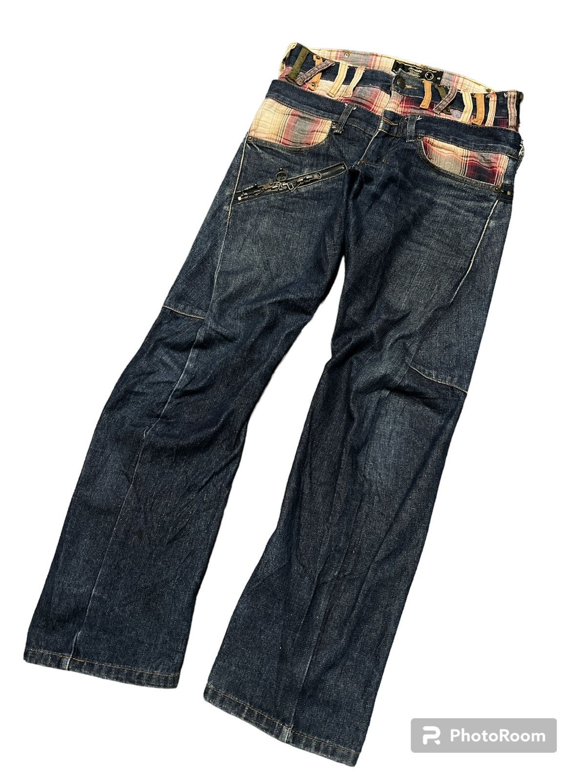 Japanese Brand DOUBLE WAIST🔥BREATHMINT TWIST DENIM PANT Size US 31 - 5 Thumbnail