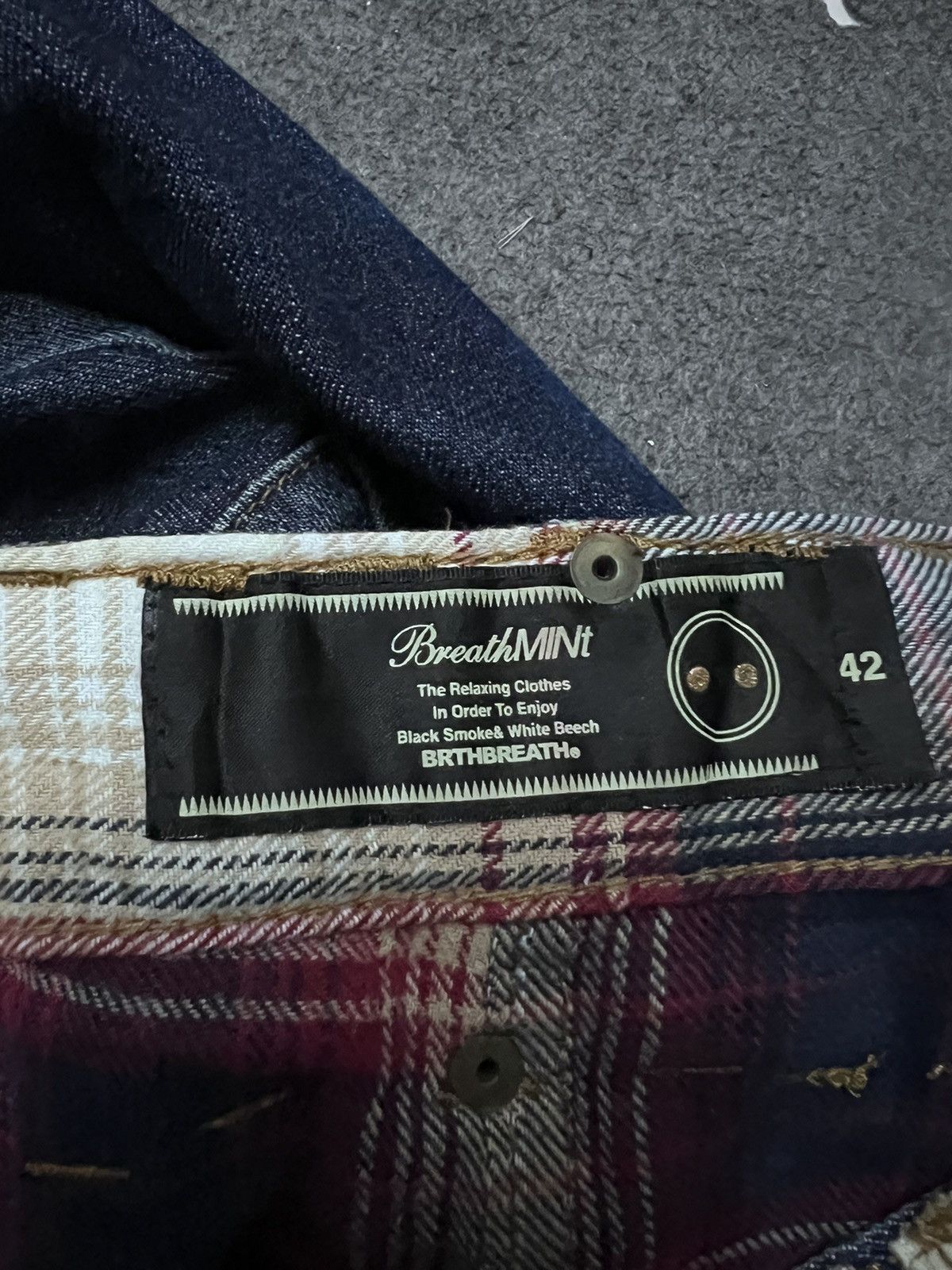 Japanese Brand DOUBLE WAIST🔥BREATHMINT TWIST DENIM PANT Size US 31 - 7 Thumbnail