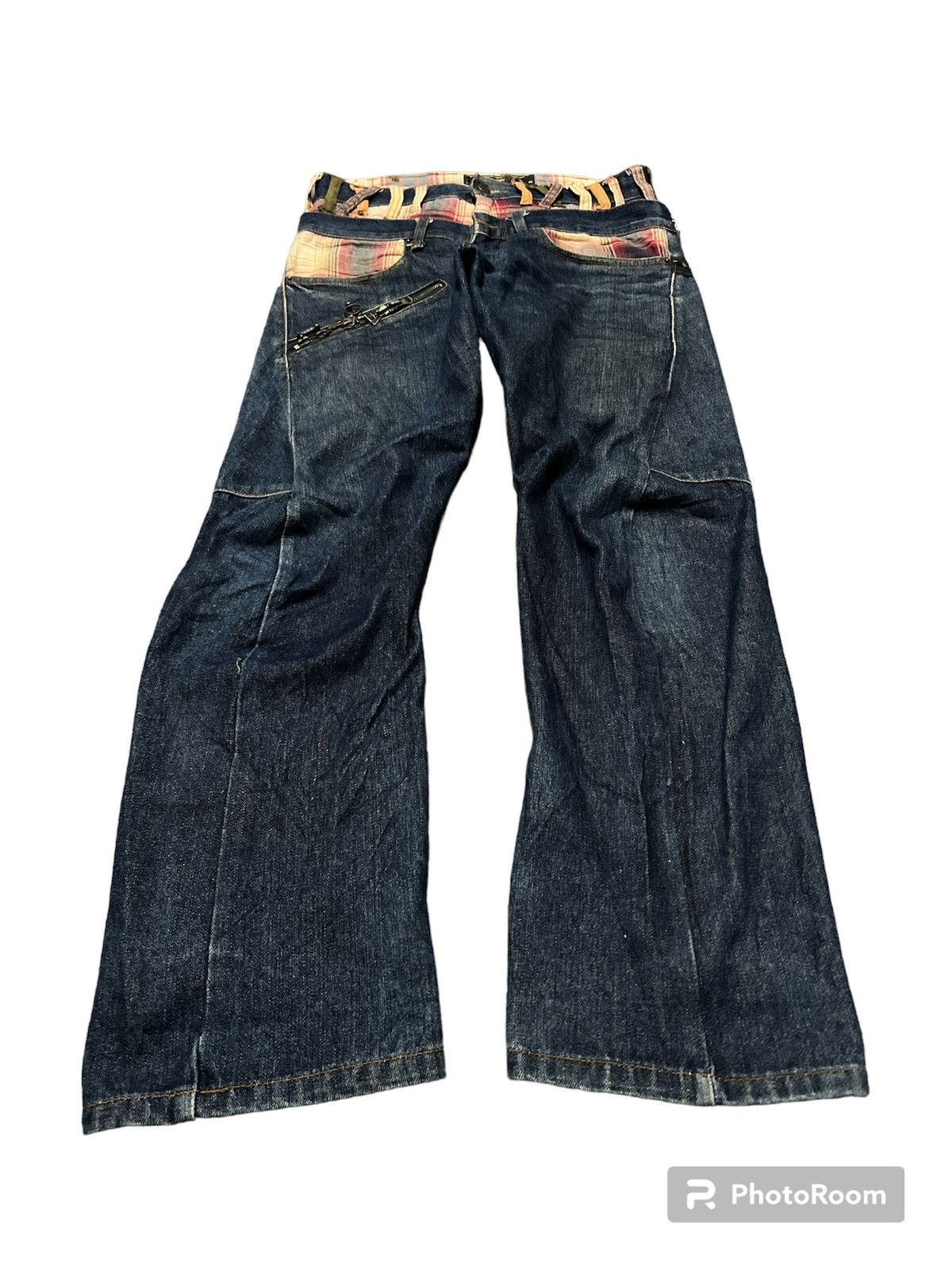 Japanese Brand DOUBLE WAIST🔥BREATHMINT TWIST DENIM PANT Size US 31 - 2 Thumbnail