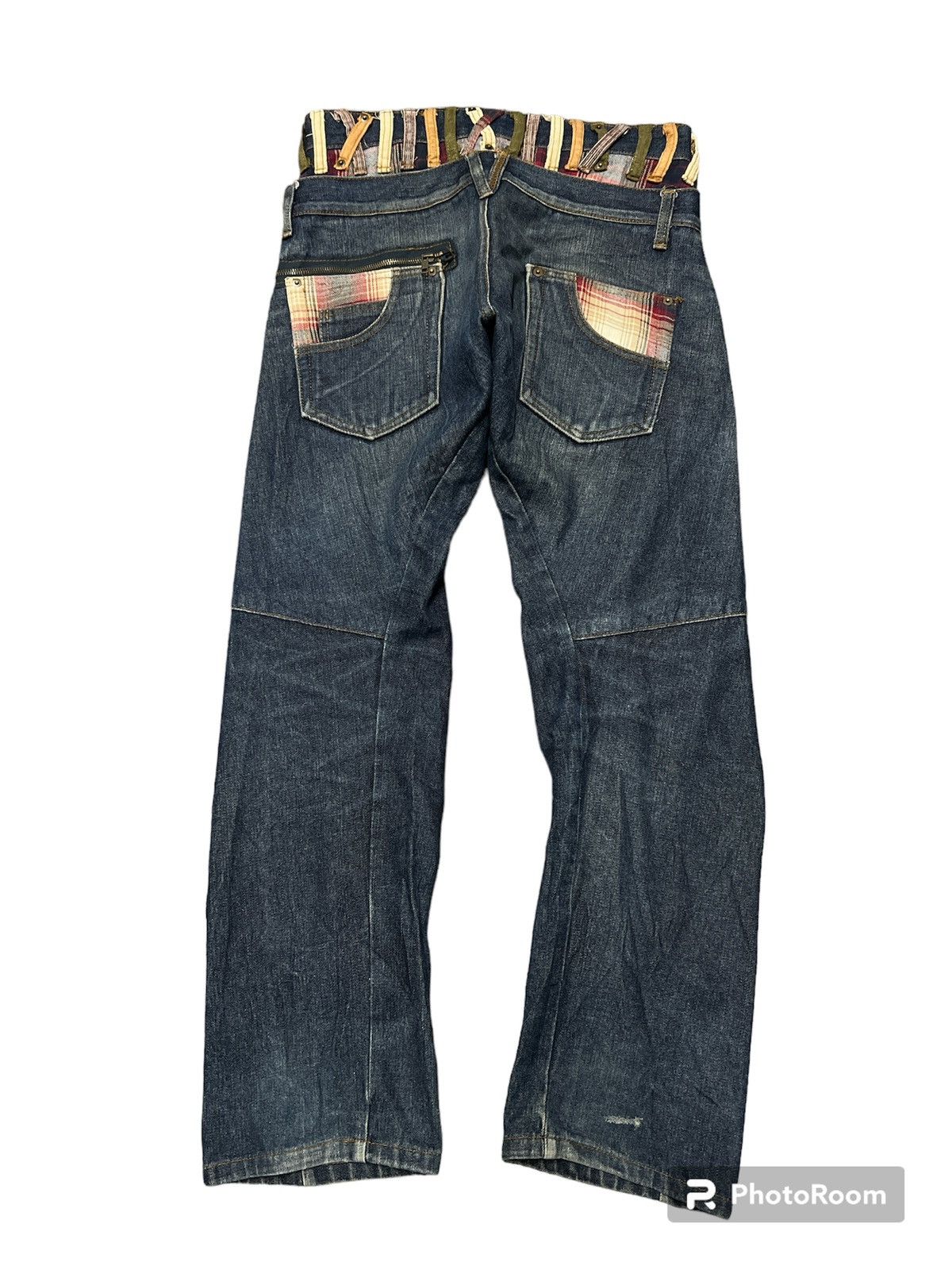Japanese Brand DOUBLE WAIST🔥BREATHMINT TWIST DENIM PANT Size US 31 - 6 Thumbnail