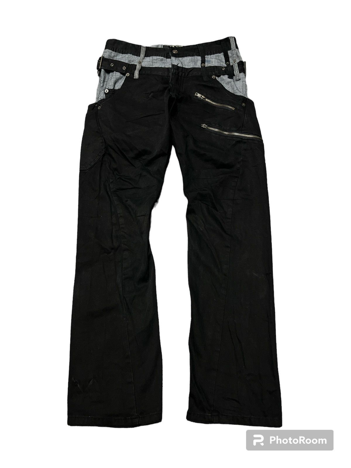 Japanese Brand DOUBLE WAIST🔥BLACK BREATHMINT TWIST COTTON PANT Size US 30 / EU 46 - 1 Thumbnail