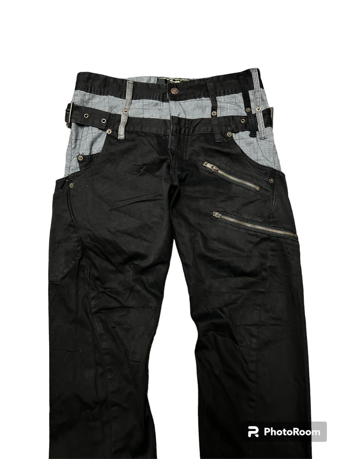 Japanese Brand DOUBLE WAIST🔥BLACK BREATHMINT TWIST COTTON PANT Size US 30 / EU 46 - 3 Thumbnail