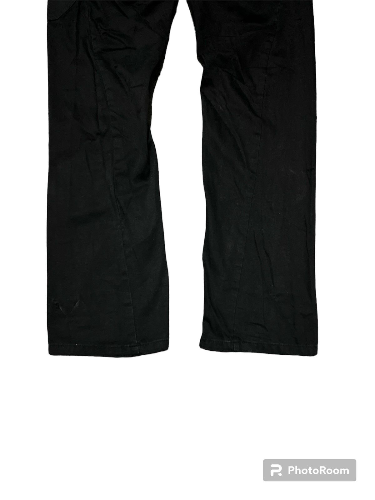 Japanese Brand DOUBLE WAIST🔥BLACK BREATHMINT TWIST COTTON PANT Size US 30 / EU 46 - 4 Thumbnail
