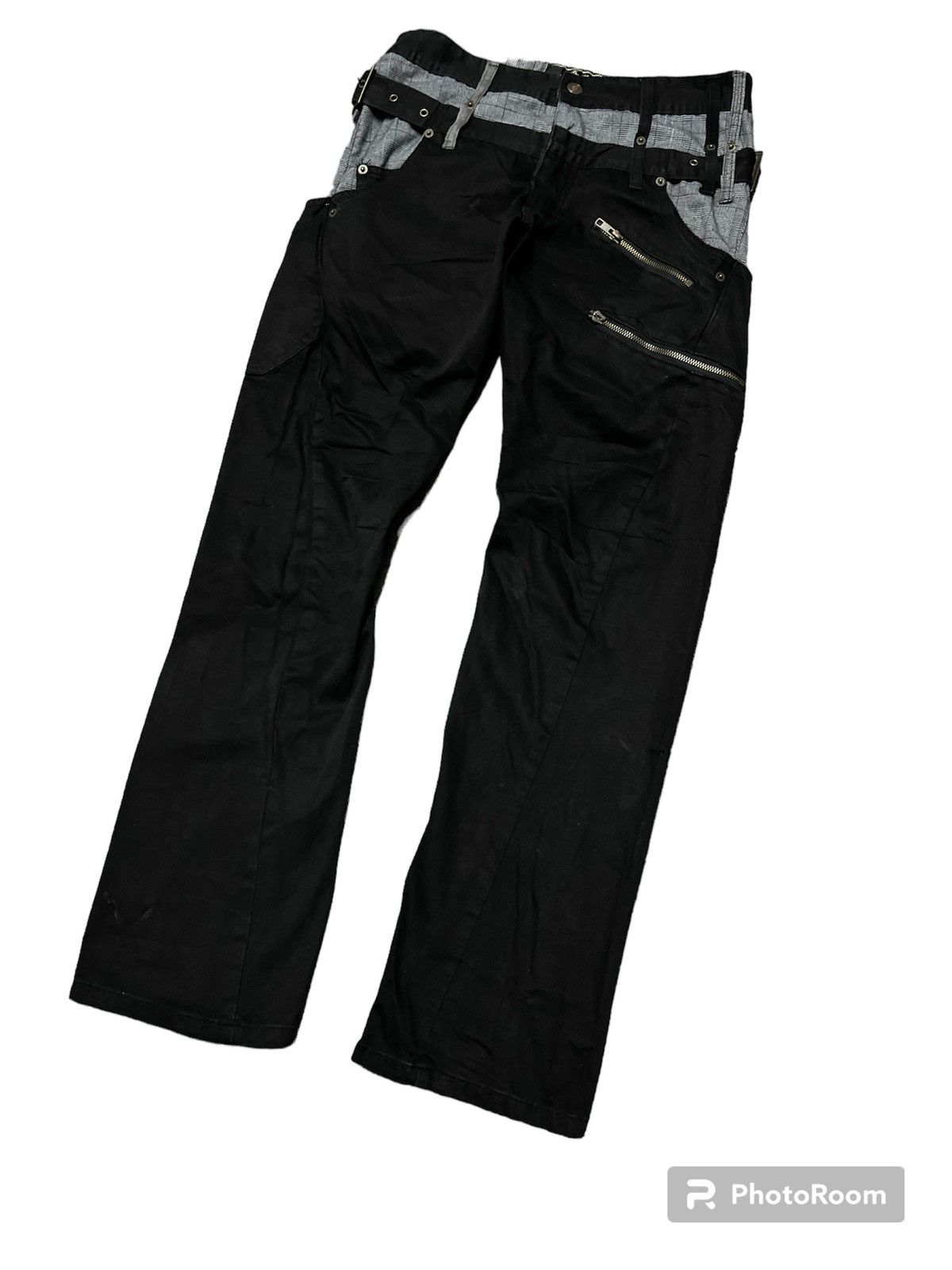 Japanese Brand DOUBLE WAIST🔥BLACK BREATHMINT TWIST COTTON PANT Size US 30 / EU 46 - 5 Thumbnail