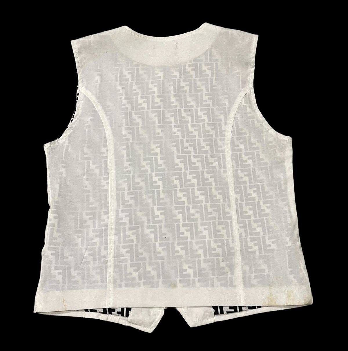 Fendi 🔥HOT🔥Vintage Fendi Monogram Zipper Vest Made In Italy Size US S / EU 44-46 / 1 - 12 Thumbnail