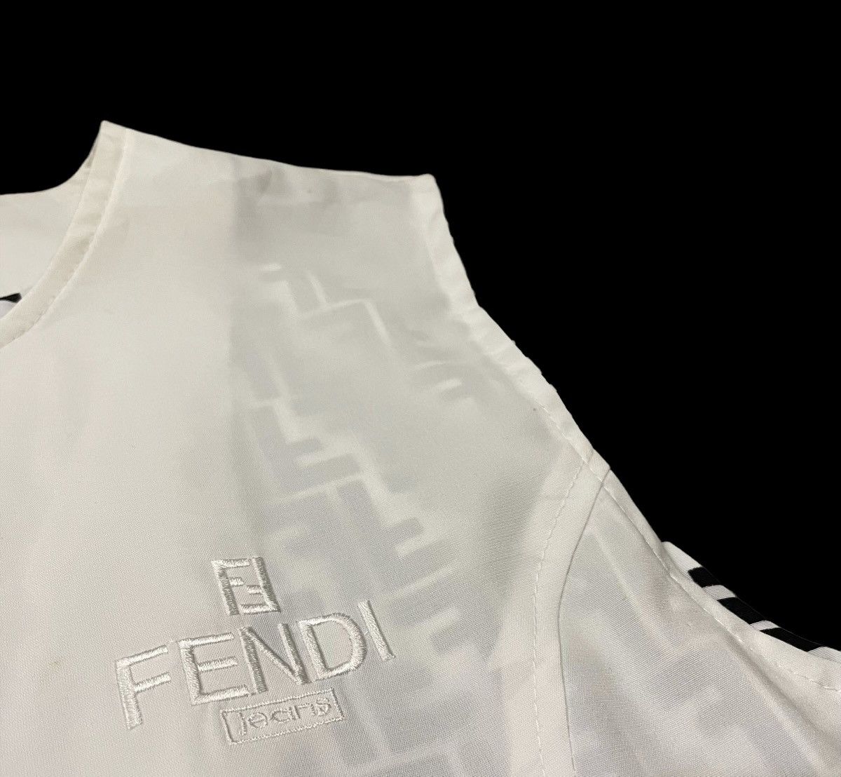 Fendi 🔥HOT🔥Vintage Fendi Monogram Zipper Vest Made In Italy Size US S / EU 44-46 / 1 - 8 Thumbnail