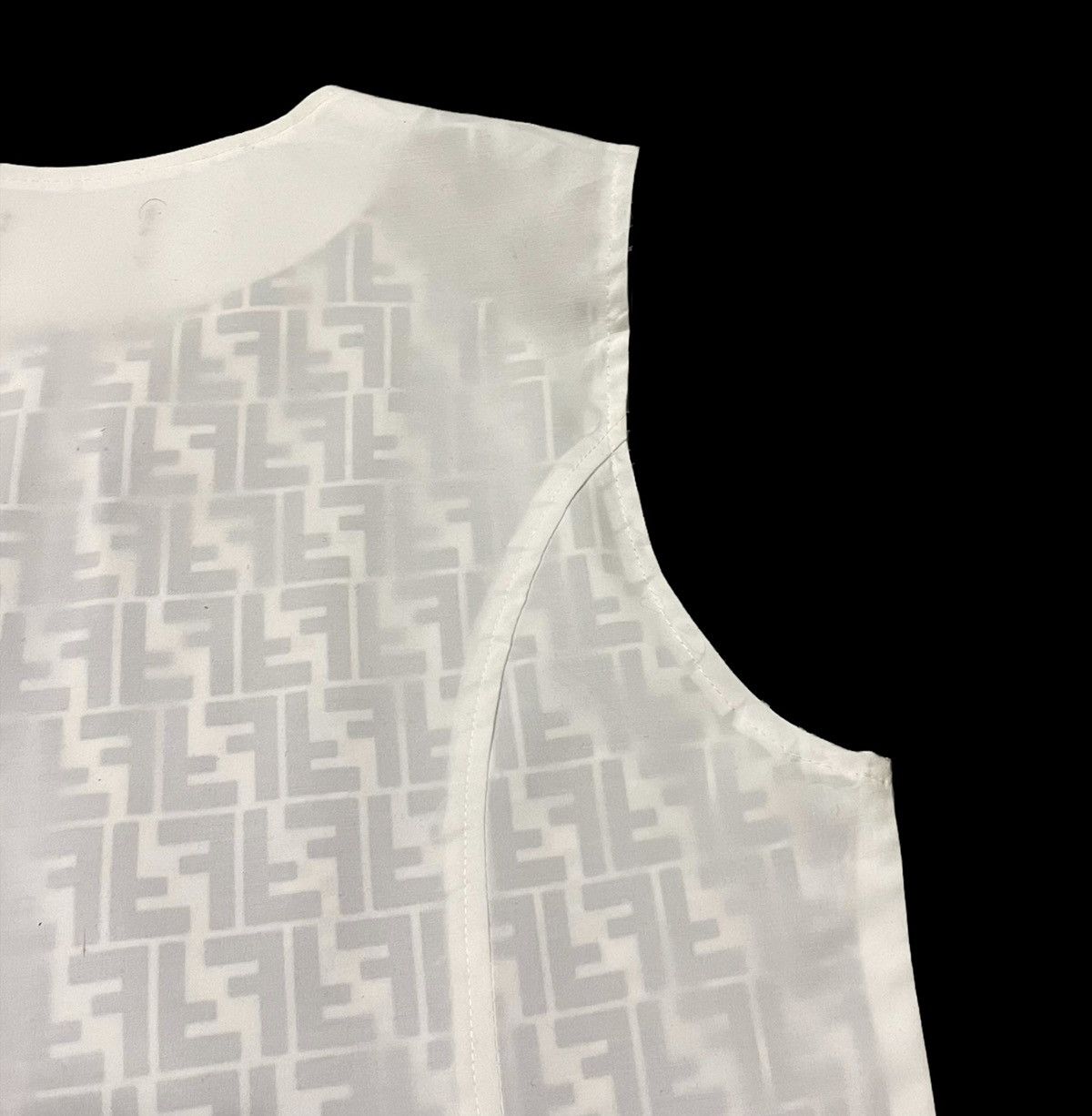 Fendi 🔥HOT🔥Vintage Fendi Monogram Zipper Vest Made In Italy Size US S / EU 44-46 / 1 - 13 Thumbnail