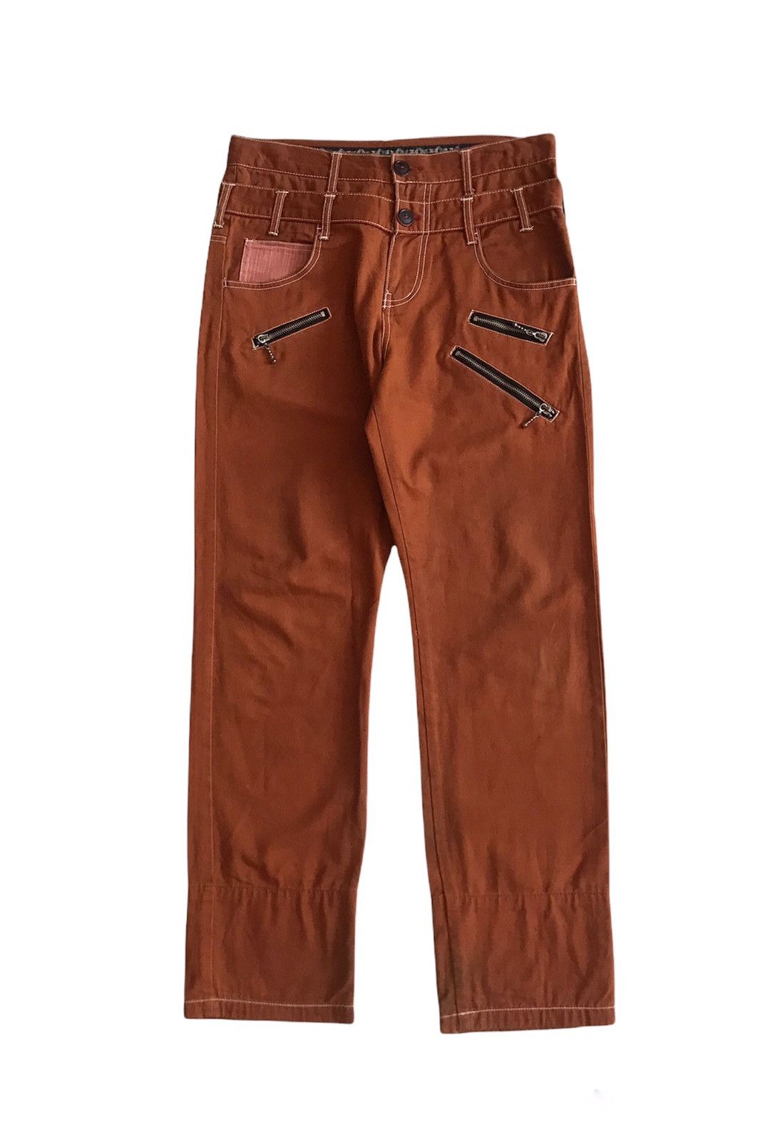 Beauty Beast × If Six Was Nine × semanticdesign Semantic Design Double Waist Zipper Trouser Pants Size US 31 - 1 Thumbnail