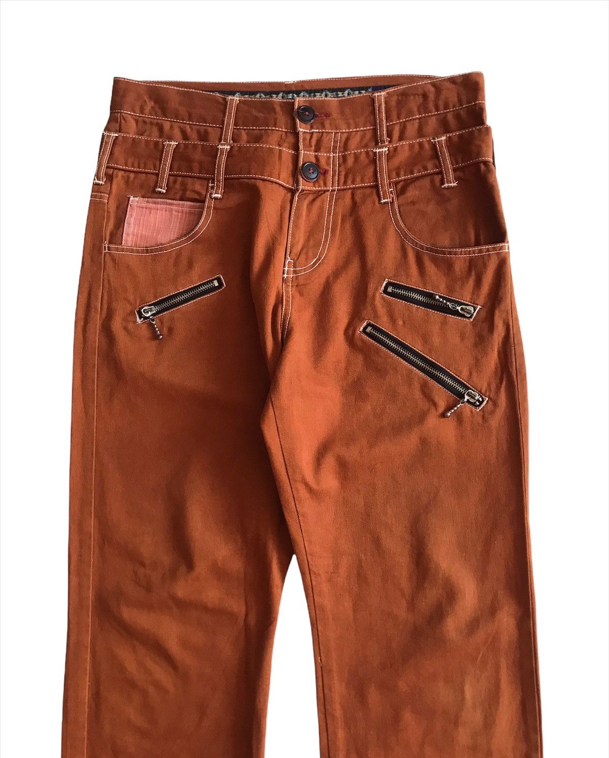 Beauty Beast × If Six Was Nine × semanticdesign Semantic Design Double Waist Zipper Trouser Pants Size US 31 - 2 Thumbnail