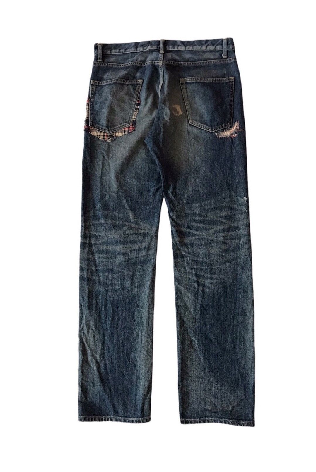 Takeo Kikuchi TAKEO KIKUCHI DESTROYED PATCHWORK JEANS Size US 32 / EU 48 - 4 Thumbnail