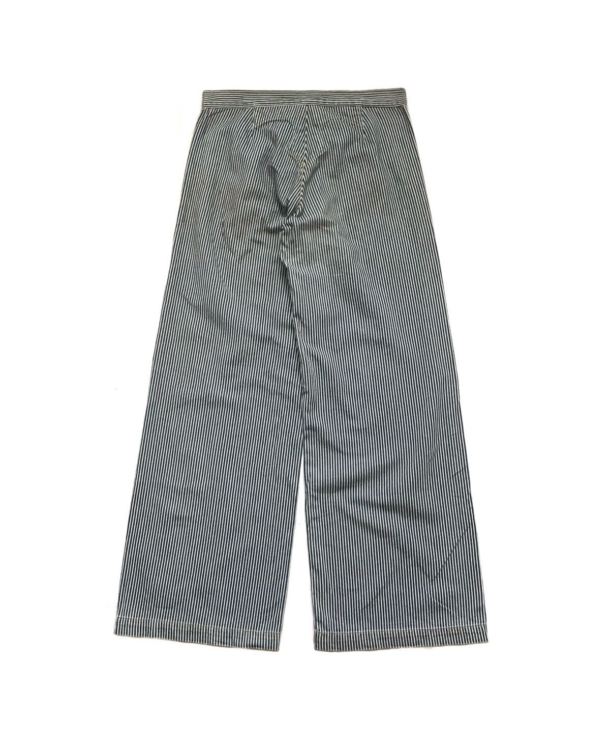 CABANE de ZUCCa ZUCCA HICKORY BAGGY TROUSER PANTS Size 30" / US 8 / IT 44 - 4 Thumbnail