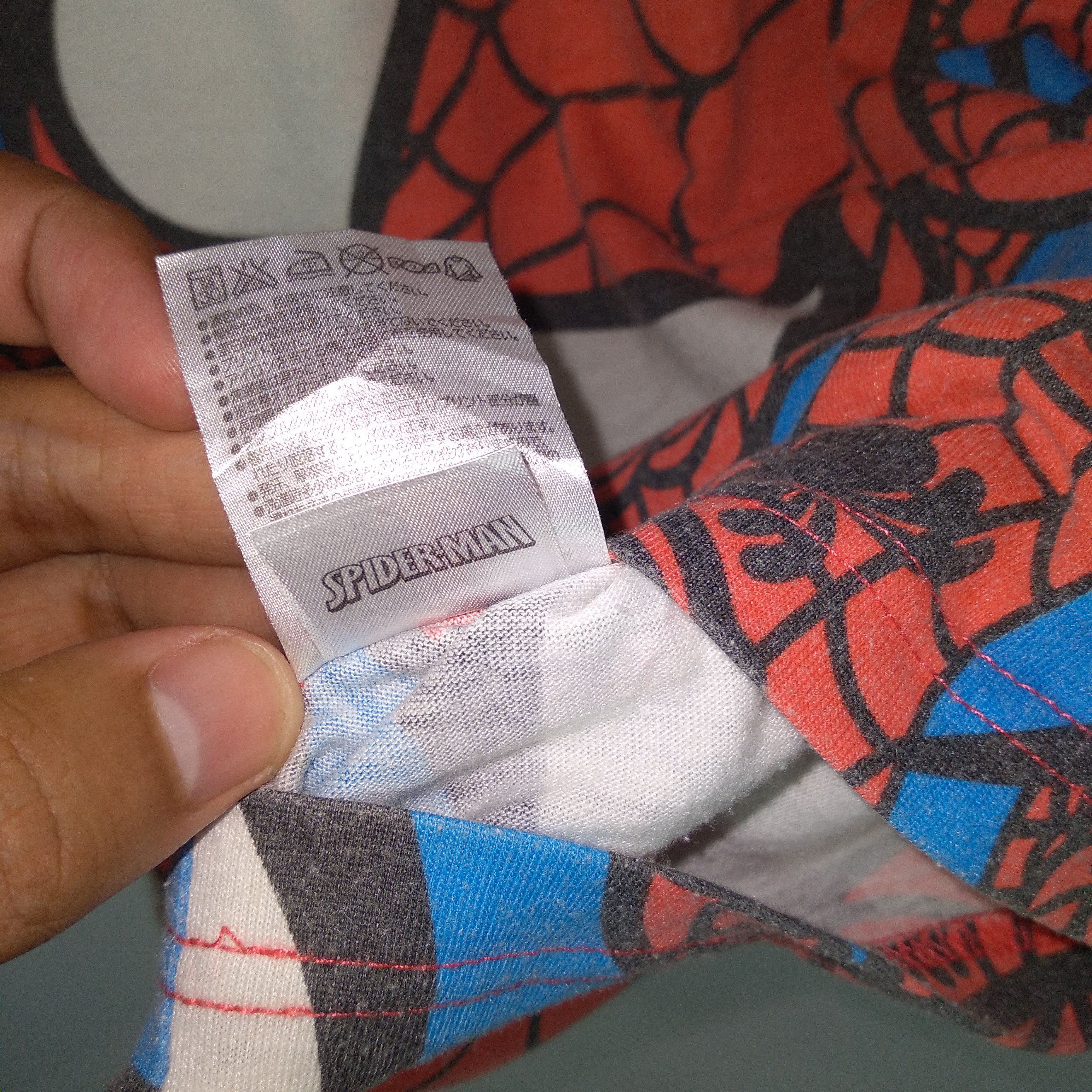 DC Comics × Vintage Vintage Marvel Spiderman All Over Print Shirt Size US L / EU 52-54 / 3 - 8 Thumbnail