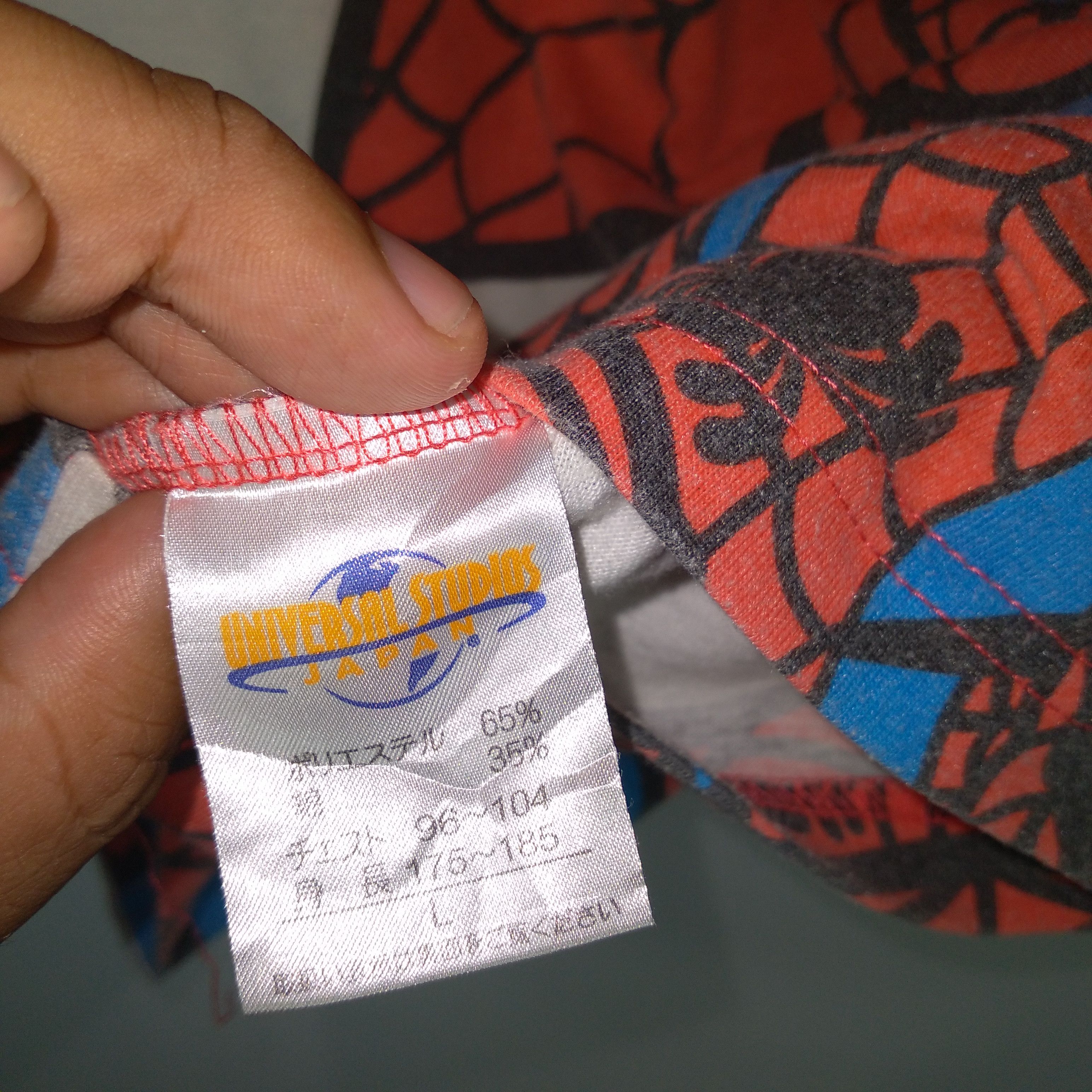 DC Comics × Vintage Vintage Marvel Spiderman All Over Print Shirt Size US L / EU 52-54 / 3 - 7 Thumbnail
