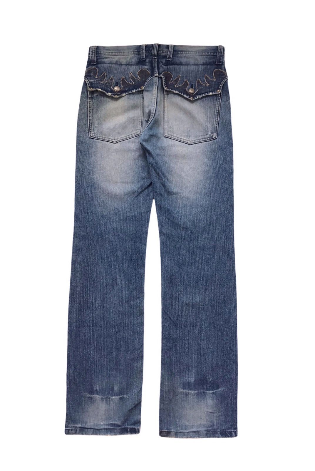 Hysteric Glamour Japanese Brand Exhibitionist Design Embroidery Jeans Size US 32 / EU 48 - 1 Thumbnail