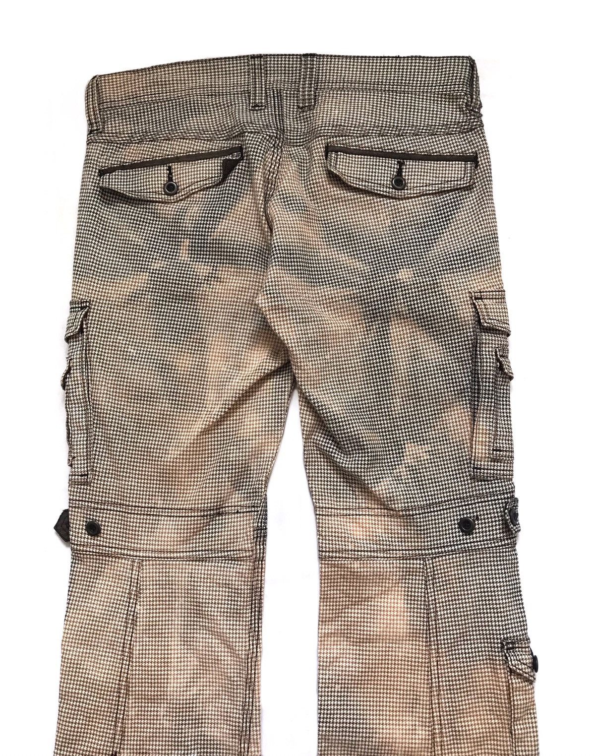 Beauty Beast × HIDEAWAYS × Hysteric Glamour HIDEAWAYS NICOLE MULTIPOCKET HOUNDSTOOTH SLIM FIT PANTS Size US 30 / EU 46 - 5 Thumbnail
