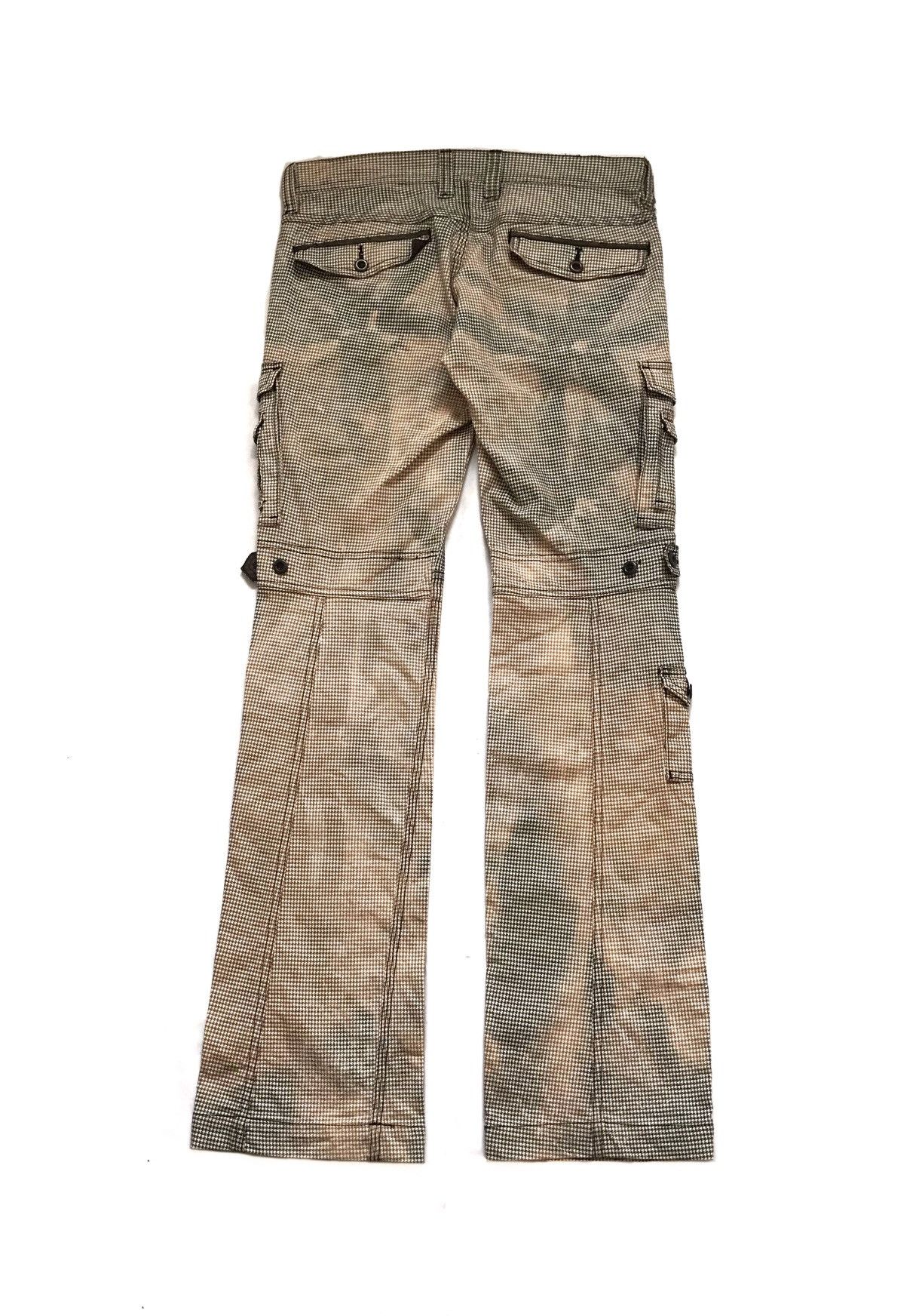 Beauty Beast × HIDEAWAYS × Hysteric Glamour HIDEAWAYS NICOLE MULTIPOCKET HOUNDSTOOTH SLIM FIT PANTS Size US 30 / EU 46 - 4 Thumbnail