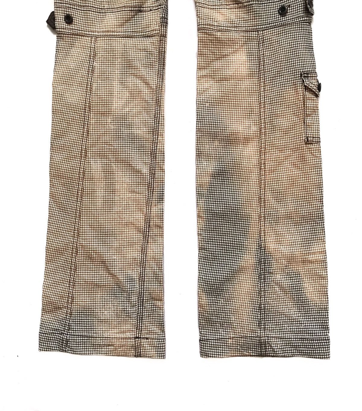Beauty Beast × HIDEAWAYS × Hysteric Glamour HIDEAWAYS NICOLE MULTIPOCKET HOUNDSTOOTH SLIM FIT PANTS Size US 30 / EU 46 - 6 Thumbnail
