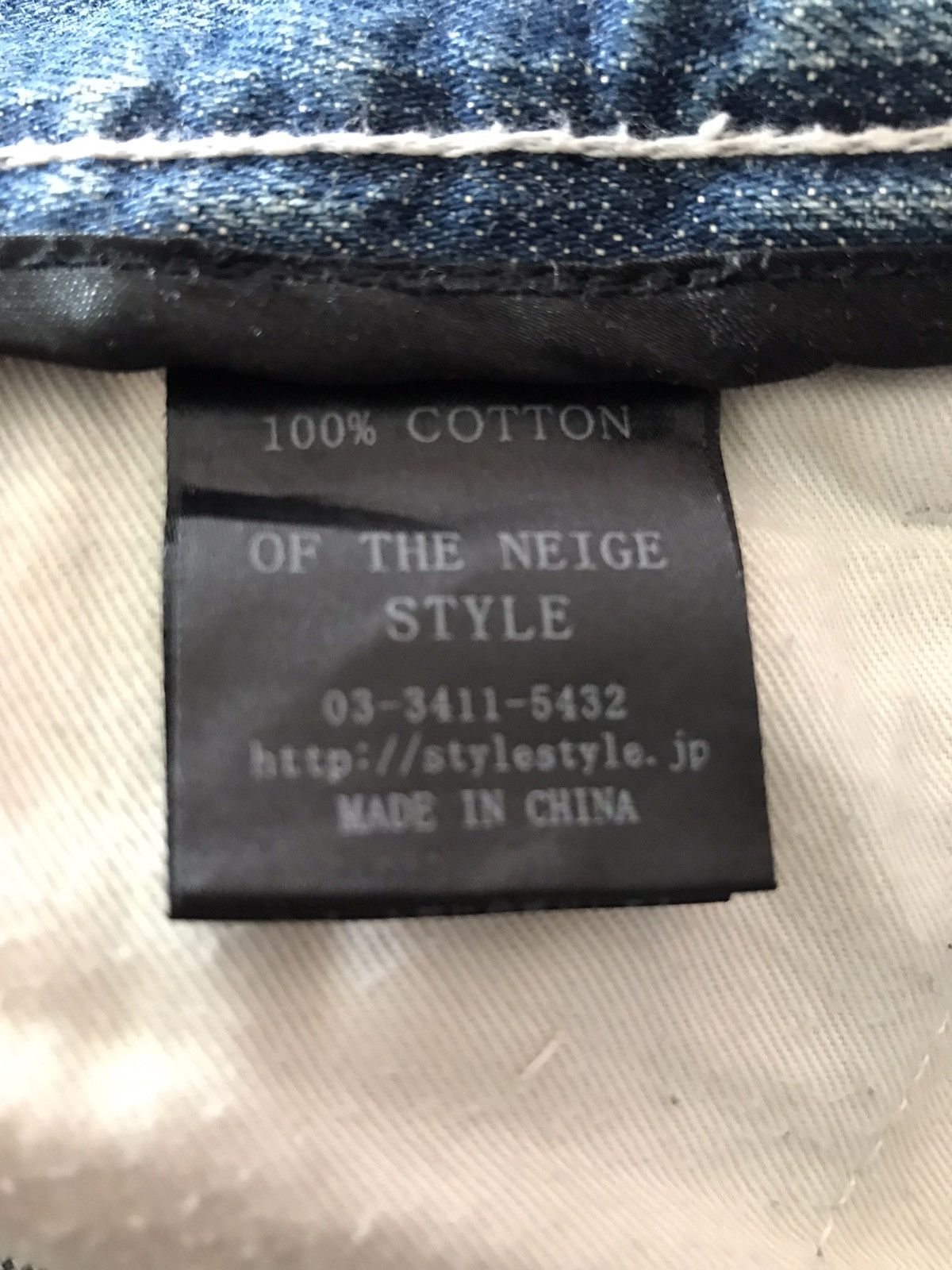 Japanese Brand Japanese Brand Of The Neige Style Distressed Jeans Size US 32 / EU 48 - 8 Thumbnail