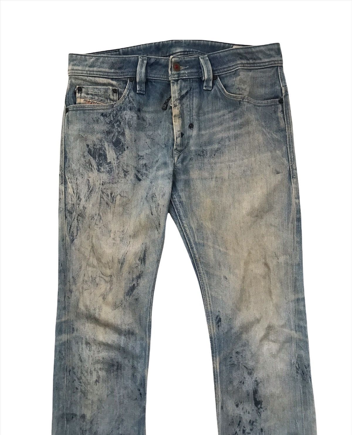 Diesel DIESEL THANAZ 0072L SKINNY FIT DISTRESSED JEANS Size US 32 / EU 48 - 2 Thumbnail