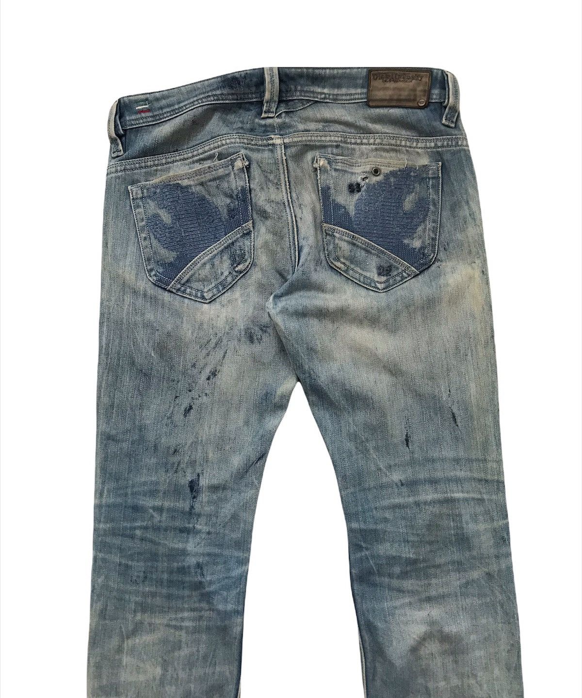 Diesel DIESEL THANAZ 0072L SKINNY FIT DISTRESSED JEANS Size US 32 / EU 48 - 5 Thumbnail