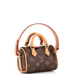 Handbags Louis Vuitton Louis Vuitton Micro Monogram Speedy Bandouliere 25 Hand Bag M20973 Auth 39926a