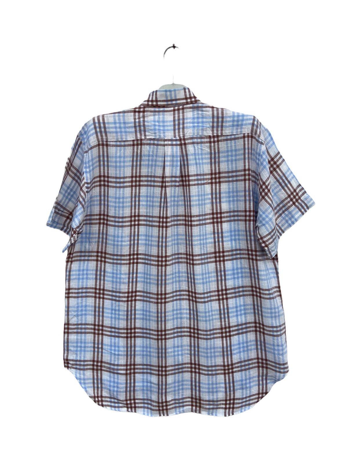 Etro Etro Milano Checkered Linen Shirt Size US L / EU 52-54 / 3 - 2 Thumbnail