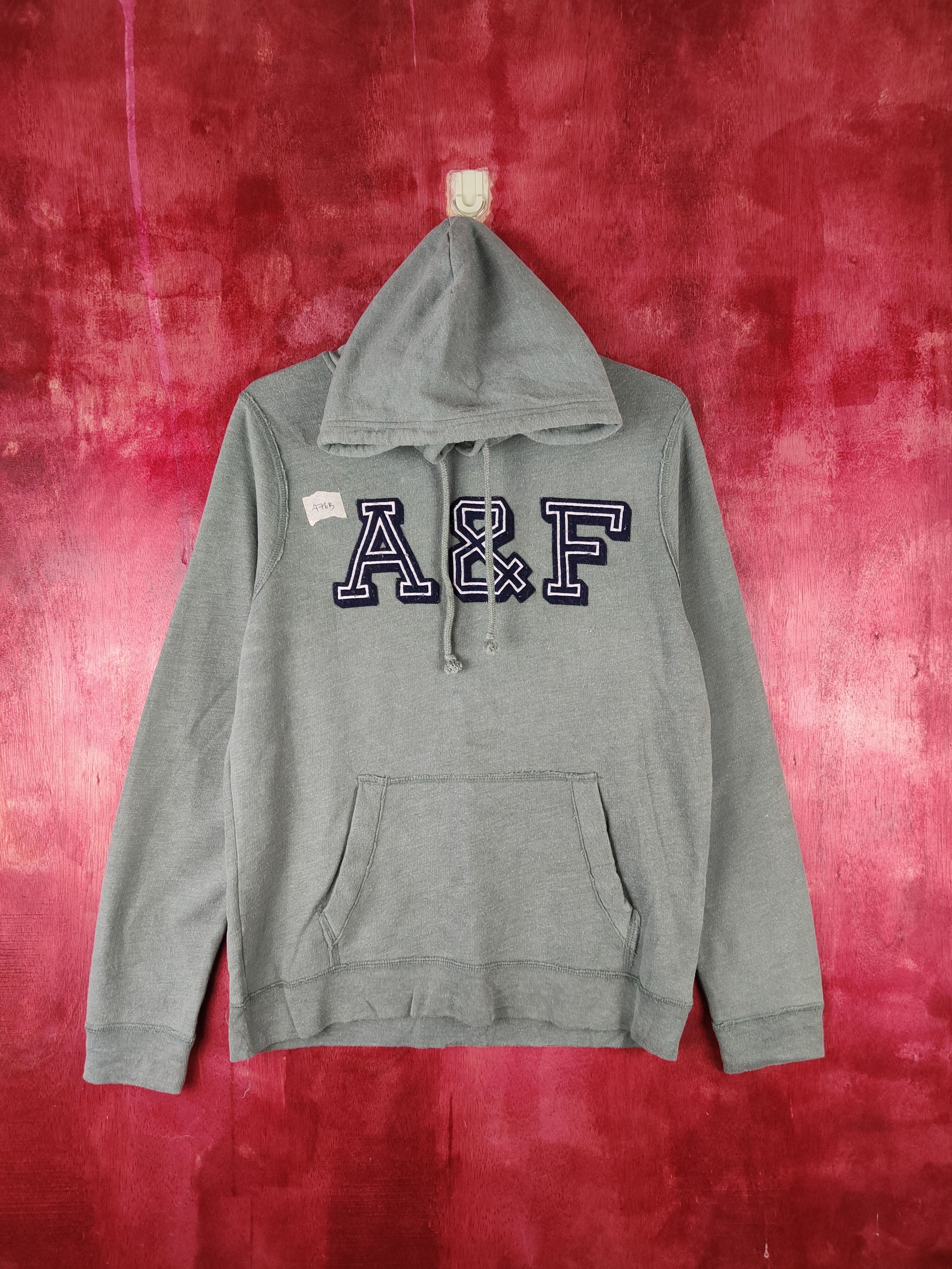 Abercrombie & Fitch Abercrombie & Fitch Green Hoodie Sweatshirt #476B Size US S / EU 44-46 / 1 - 1 Thumbnail