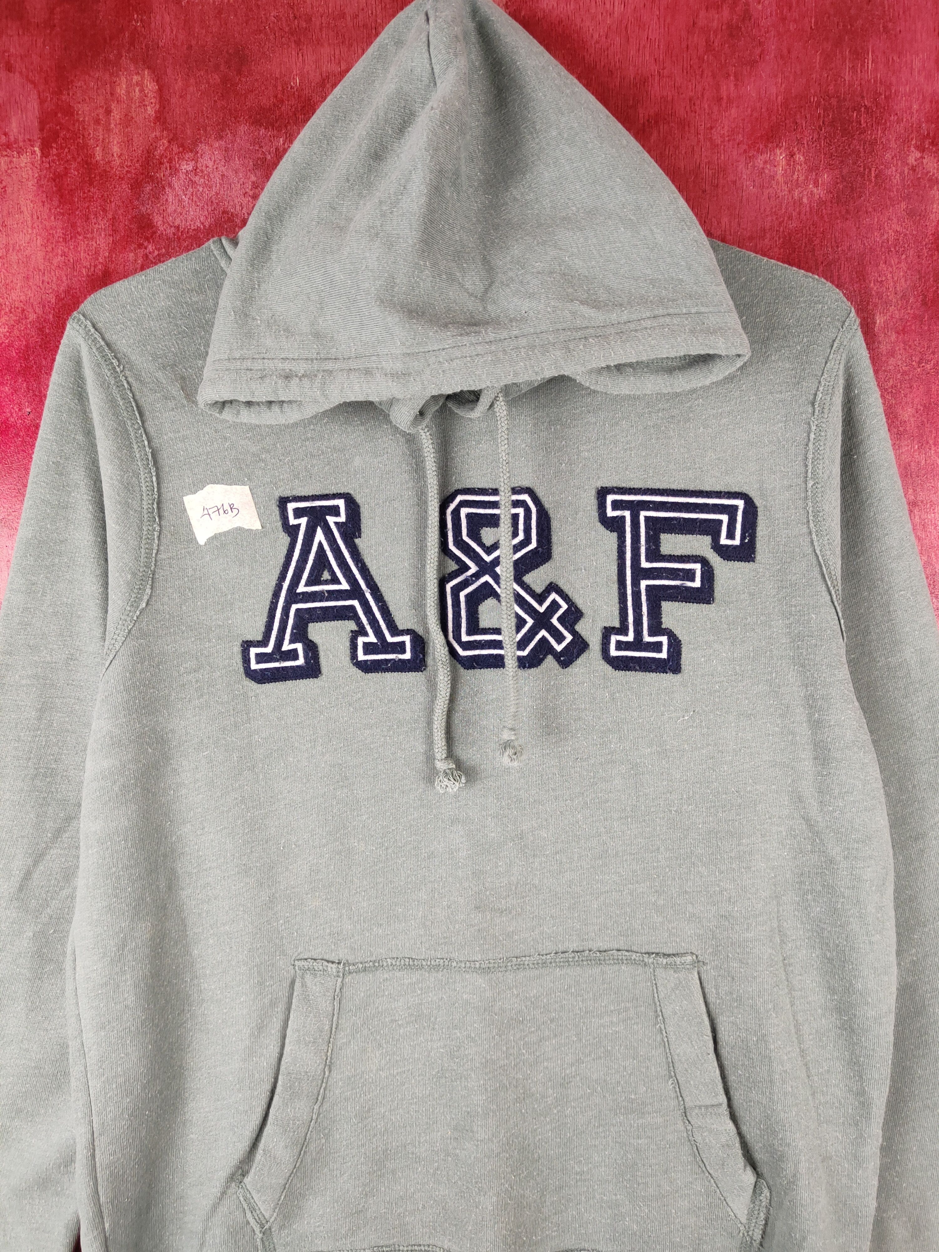 Abercrombie & Fitch Abercrombie & Fitch Green Hoodie Sweatshirt #476B Size US S / EU 44-46 / 1 - 2 Thumbnail