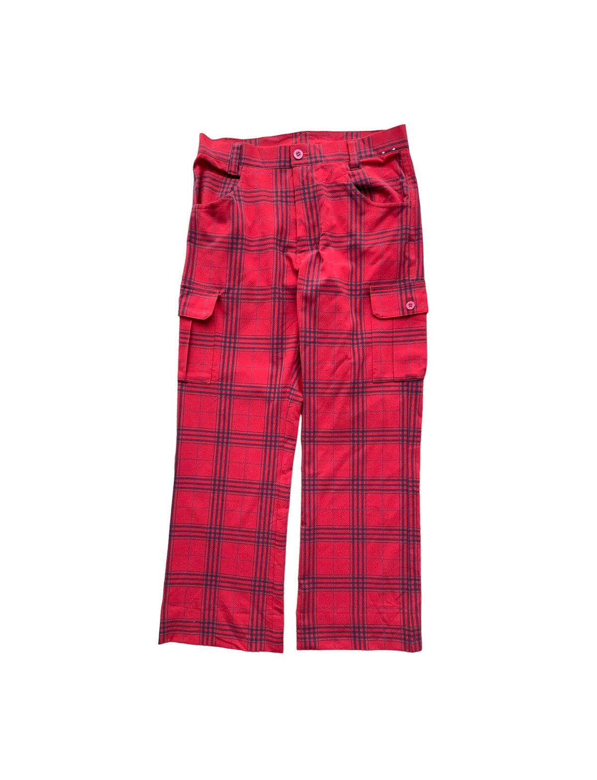 Japanese Brand Rare Ignion Cargo Pants Tartan Punk Style Size US 30 / EU 46 - 1 Thumbnail