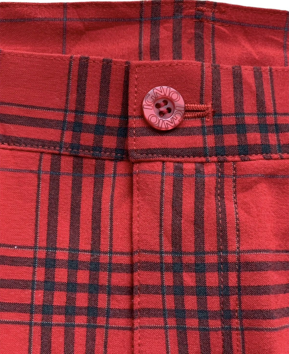Japanese Brand Rare Ignion Cargo Pants Tartan Punk Style Size US 30 / EU 46 - 3 Thumbnail
