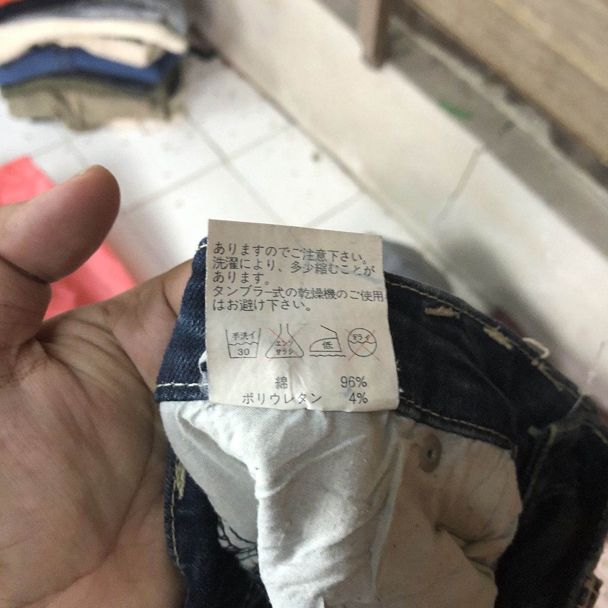 If Six Was Nine DL Maraxia reworked Blue faded distressed Denim Pants #4984 Size 29" - 17 Thumbnail