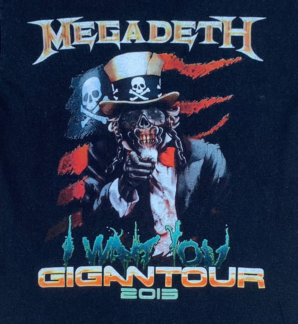 Band Tees × Megadeth × Vintage Megadeth Tee D - 15 Size US M / EU 48-50 / 2 - 2 Thumbnail