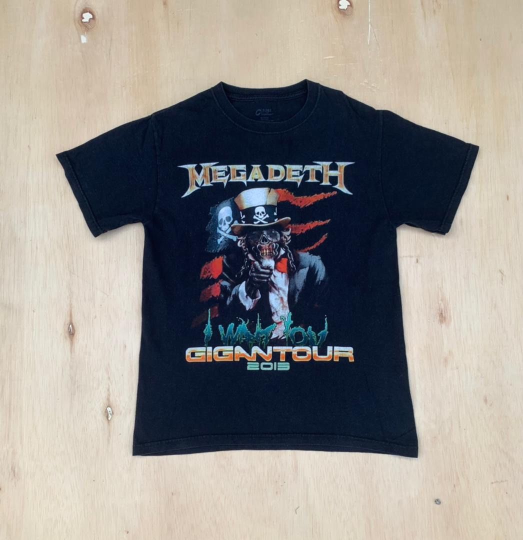 image of Band Tees x Megadeth Tee D - 15 in Black, Men's (Size Medium)