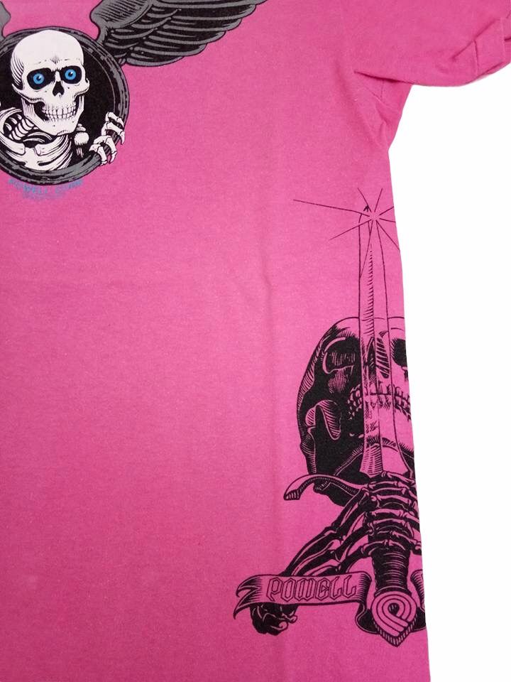 Vtg Powell Peralta Multi Print T-Shirt Skate Bones Brigade Short Sleeve T Shirts