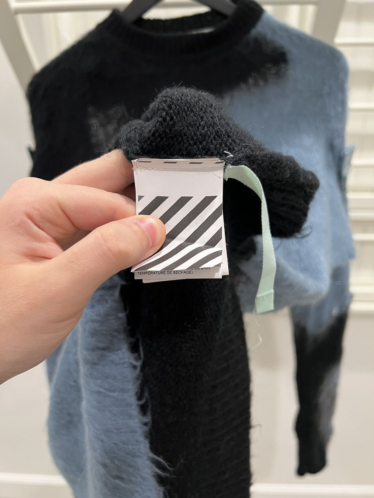 Off-White Off White Fuzzy Knitwear Sweater Size XS / US 0-2 / IT 36-38 - 19 Thumbnail